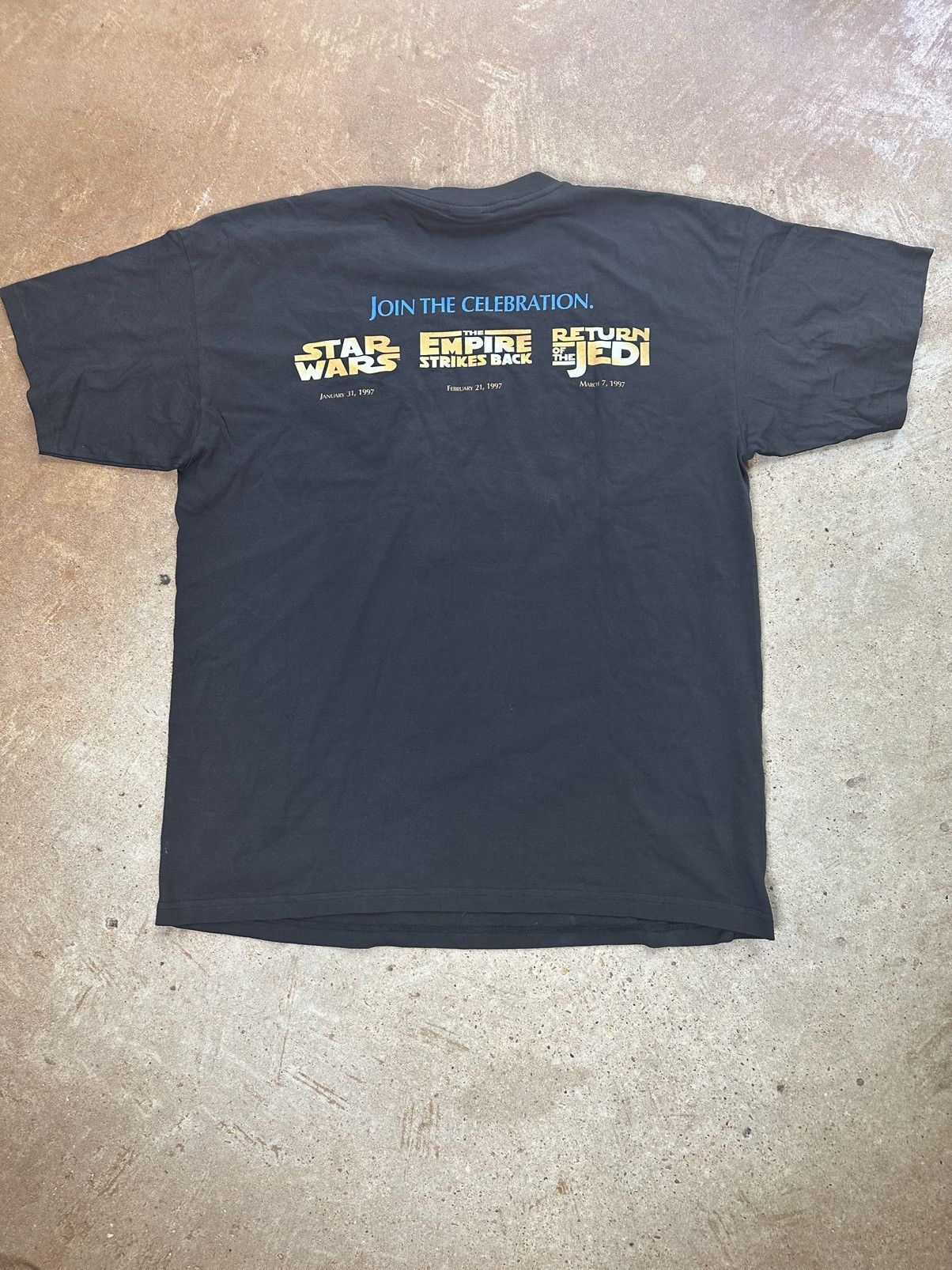 Star Wars × Vintage Rare Vintage 1997 Star Wars Trilogy Celebration Tee Size US XL / EU 56 / 4 - 2 Thumbnail