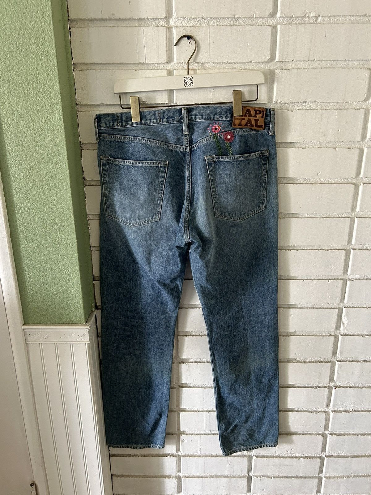 Kapital Kapital 14oz Cisco Patchwork Jeans (sz36) Size US 36 / EU 52 - 2 Thumbnail