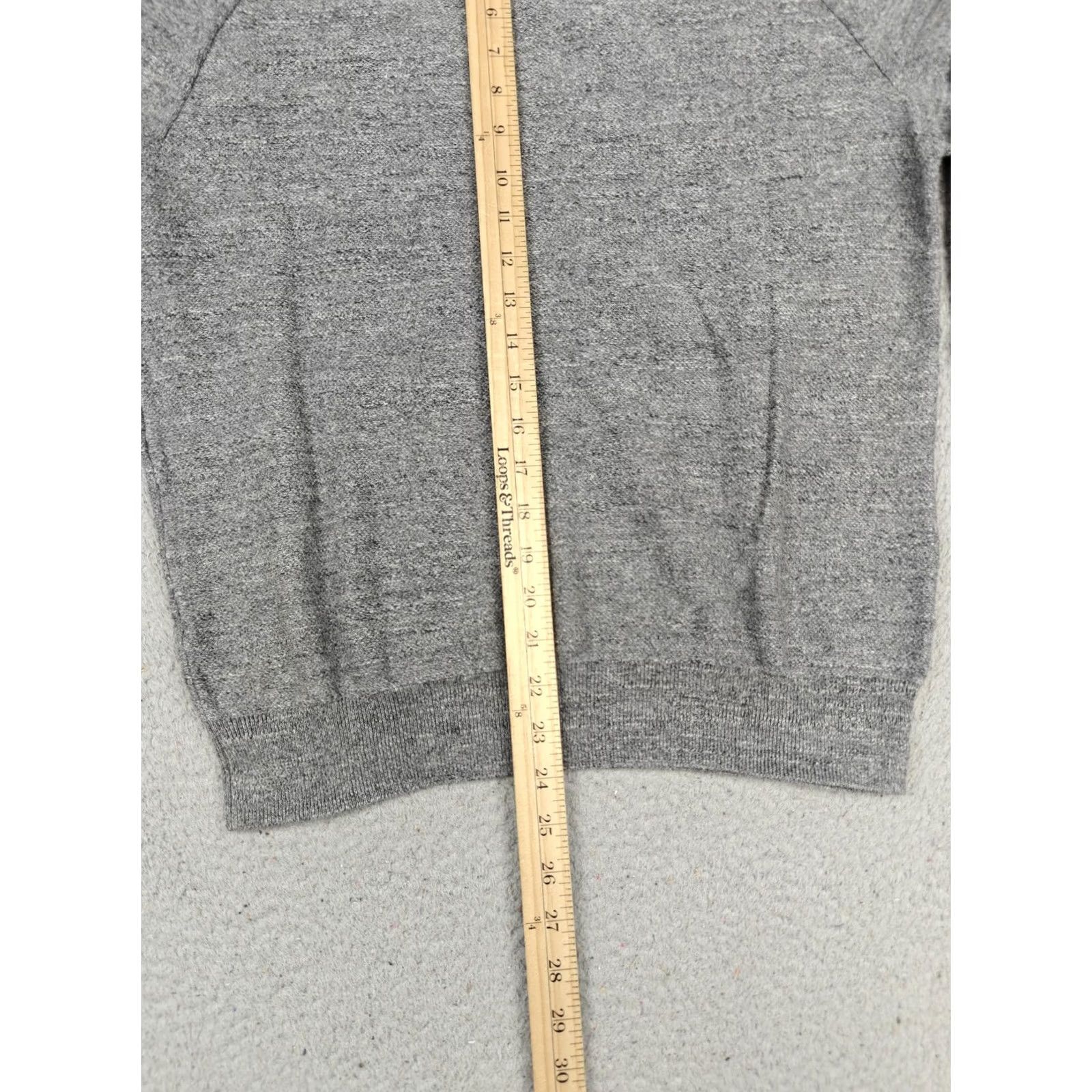 J.Crew J.CREW Sweater Mens Medium Gray Slim Fit Knit Crewneck Pullover Long Sleeve Size US M / EU 48-50 / 2 - 4 Thumbnail