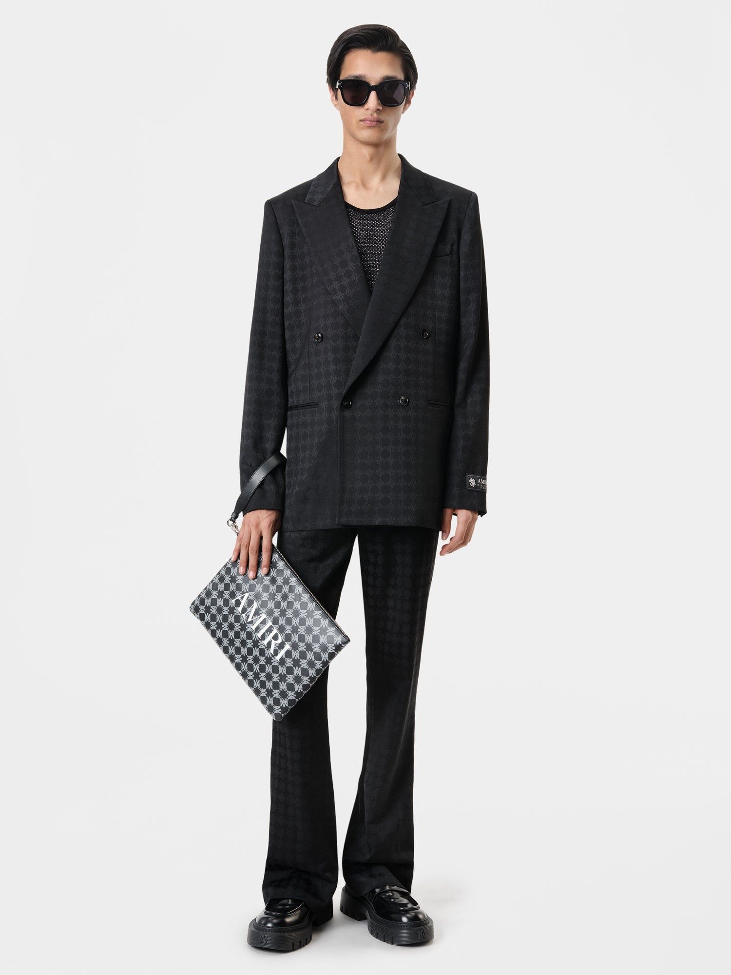 Amiri o1orln1025 Size: OS / MA Quad Large Zip Pouch With Strap Size ONE SIZE - 7 Thumbnail