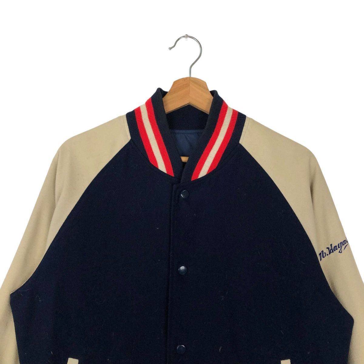 Japanese Brand 🔥VINTAGE VARSITY JACKET WOOL VALIO SPORTSWEAR KENKODO Size US L / EU 52-54 / 3 - 2 Thumbnail