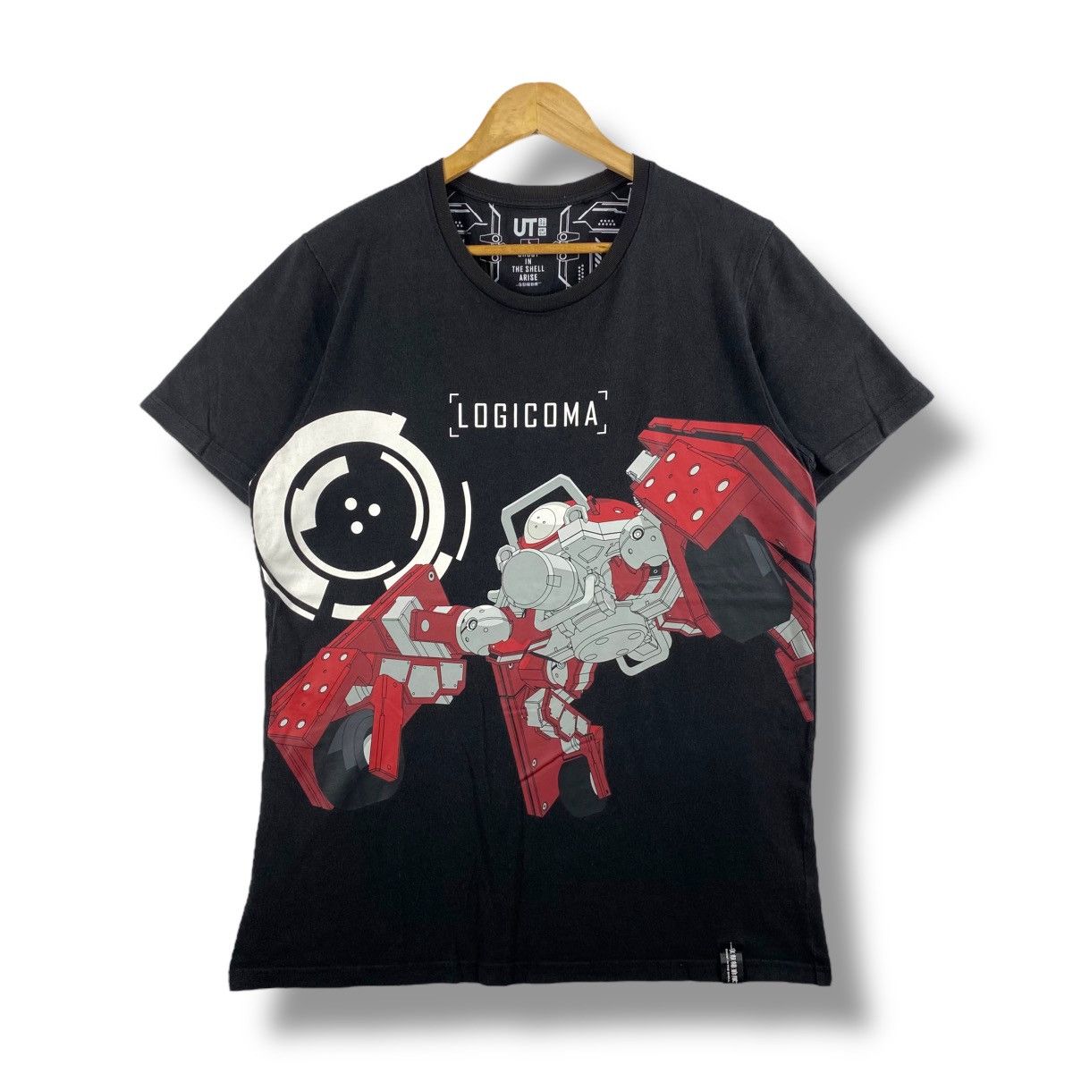 Anime × Japanese Brand Ghost In The Shell Arise LOGICOMA Anime Graphic Faded Size US L / EU 52-54 / 3 - 1 Thumbnail