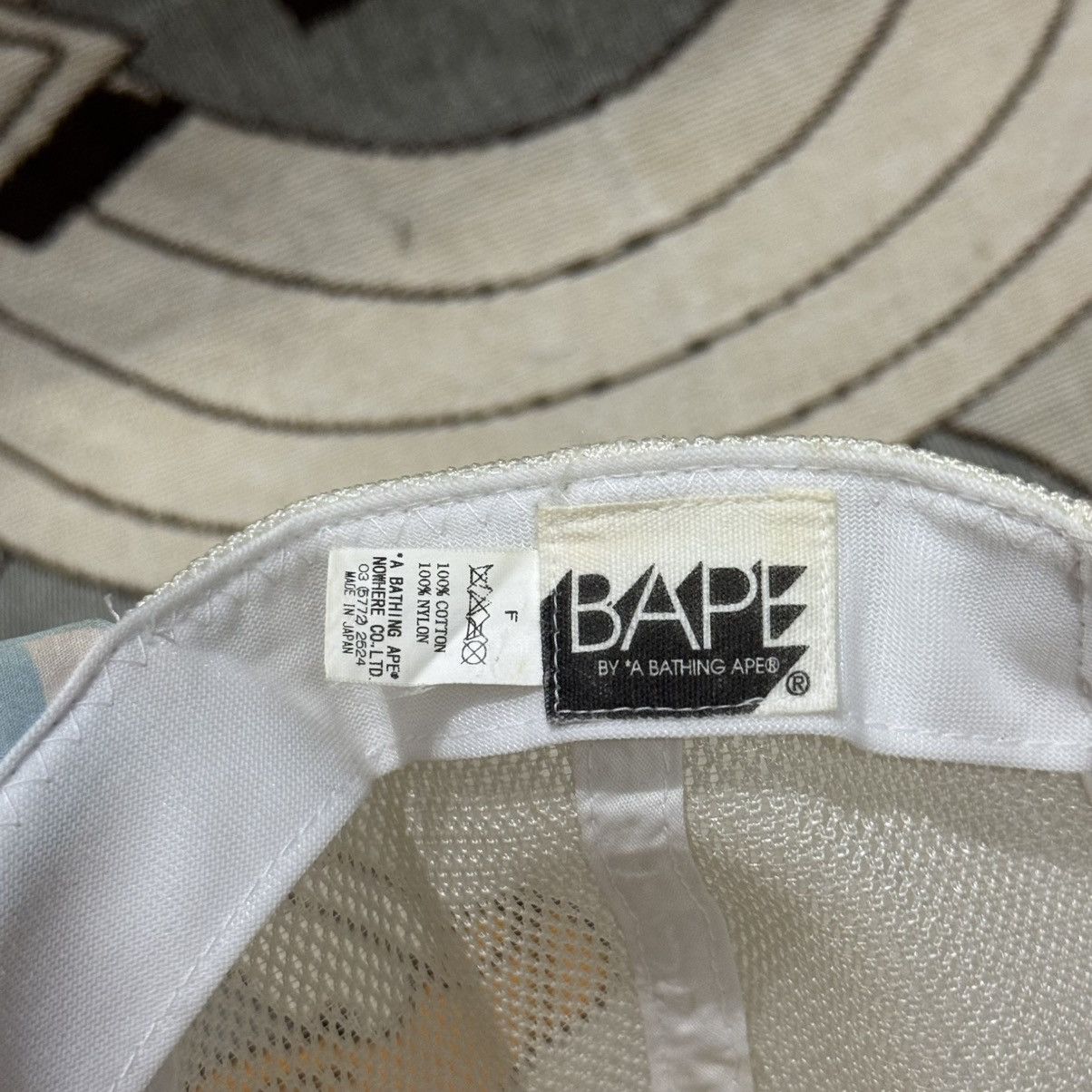 Bape Bathing Ape Bape Cotton Candy Camo Mesh Trucker Hat Snapback Size ONE SIZE - 7 Thumbnail