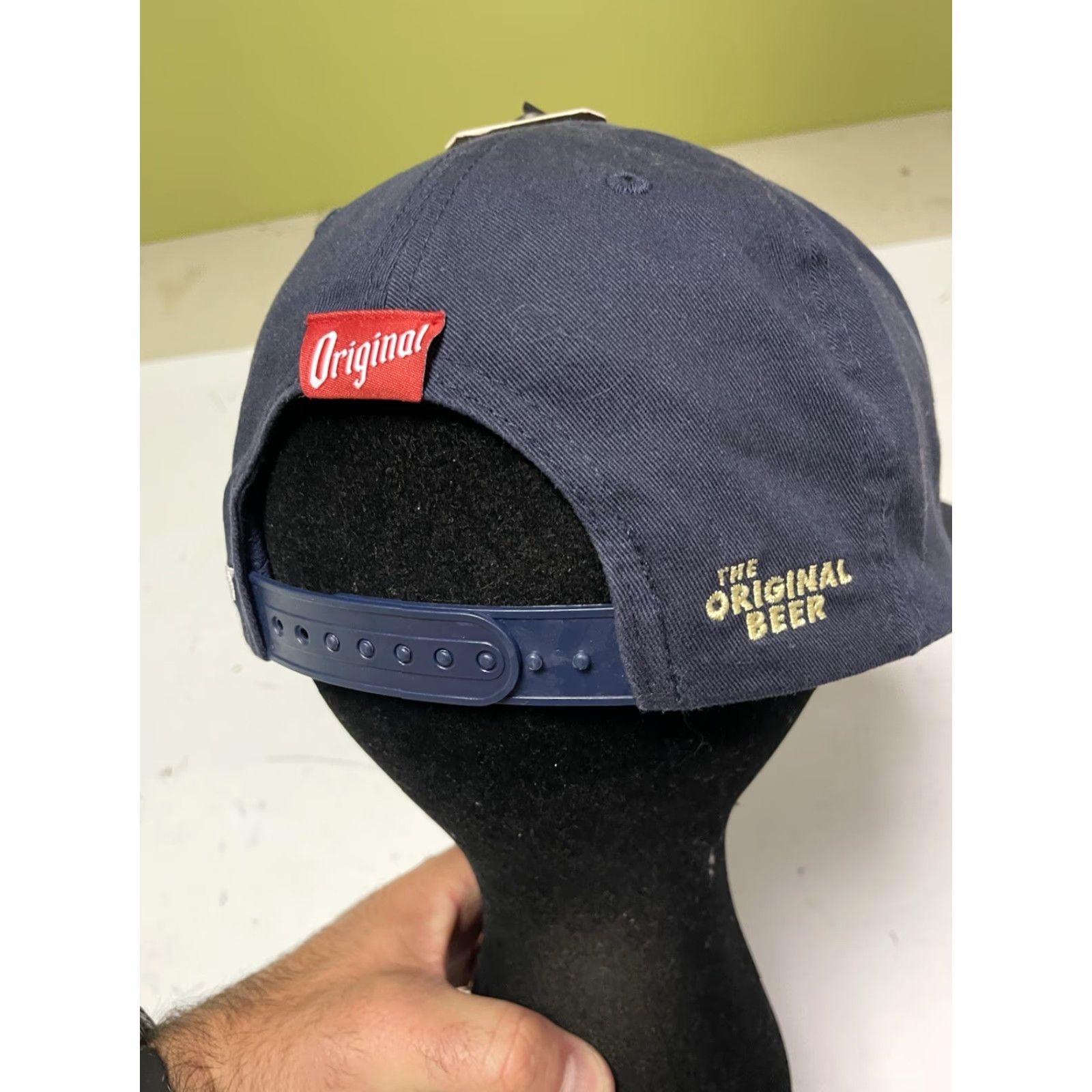 Wrangler NWT Coors X Wrangler American Original Buckin' Cap Blue Baseball Cap Unisex Adults One Size Blue Men Women Size ONE SIZE - 3 Thumbnail