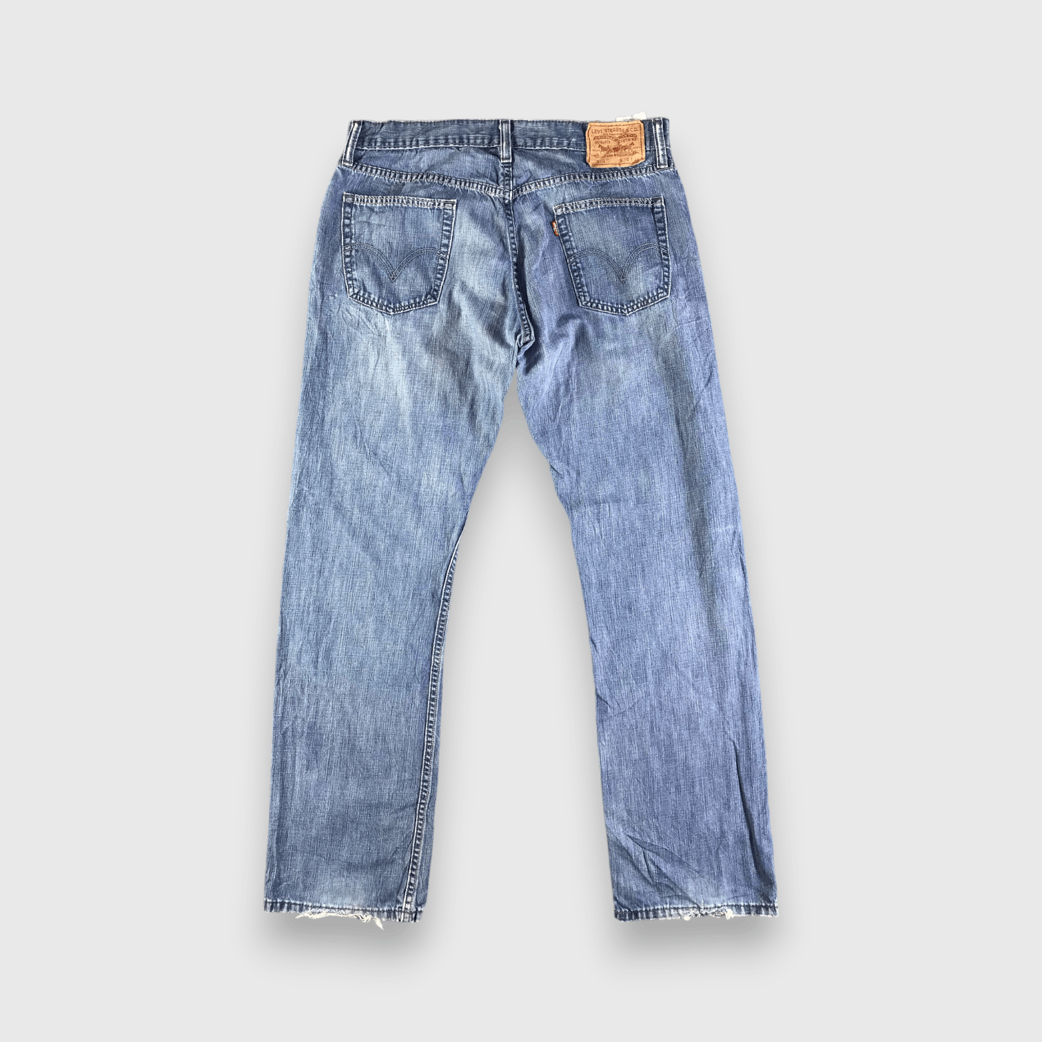 Levi's Vintage Blue Wash Levis 514 Jeans-J4175 Size US 35 - 2 Thumbnail