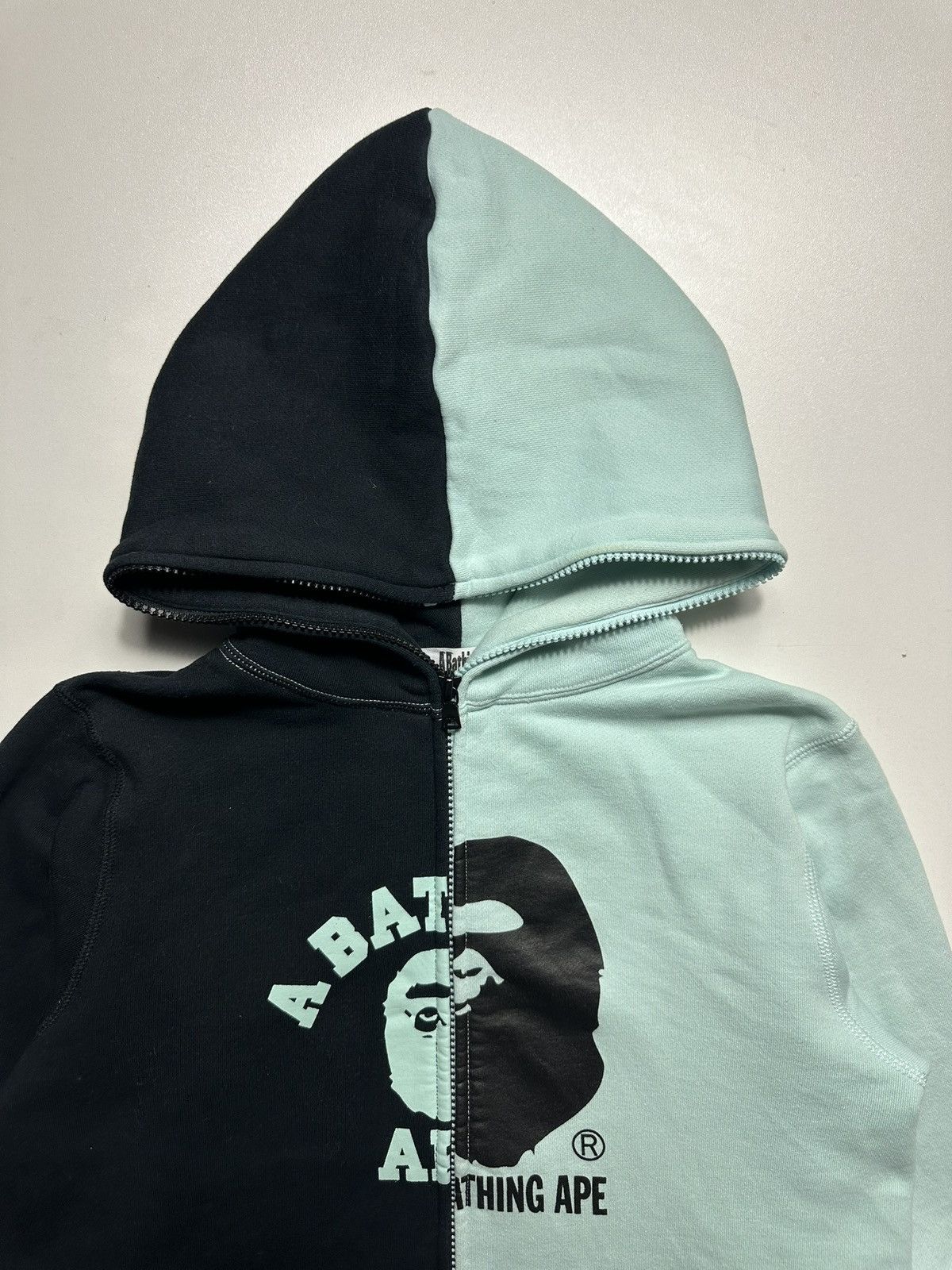 Bape Vintage Bape Split Full Zip Hoodie Size S / US 4 / IT 40 - 2 Thumbnail