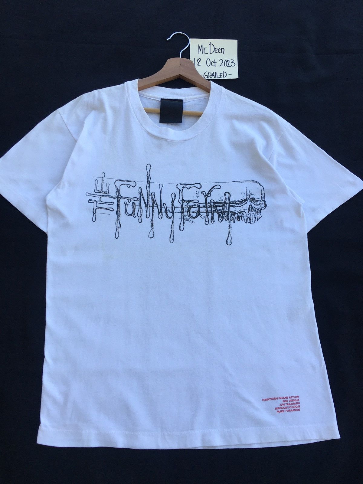Jun Takahashi Vtg 90s Jun Takahashi Mark Paramore FunnyFarm Insane Asylum Size US L / EU 52-54 / 3 - 4 Thumbnail