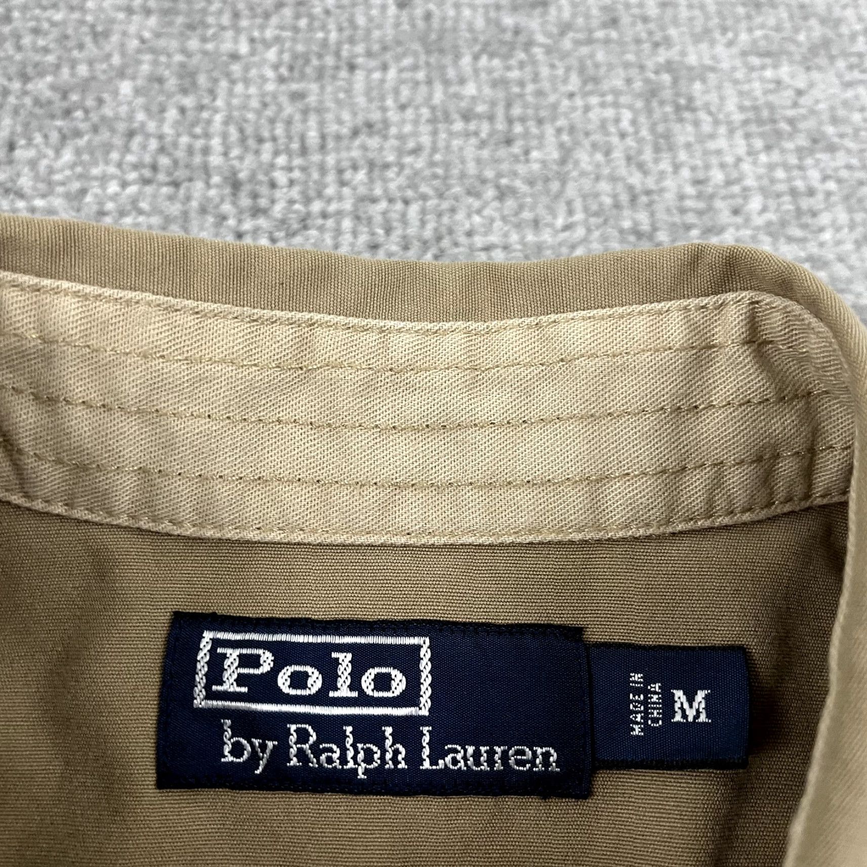 Polo Ralph Lauren POLO RALPH LAUREN Shirt Mens Medium Brown Embroidered 67th Tournament Button Up Size US M / EU 48-50 / 2 - 3 Thumbnail