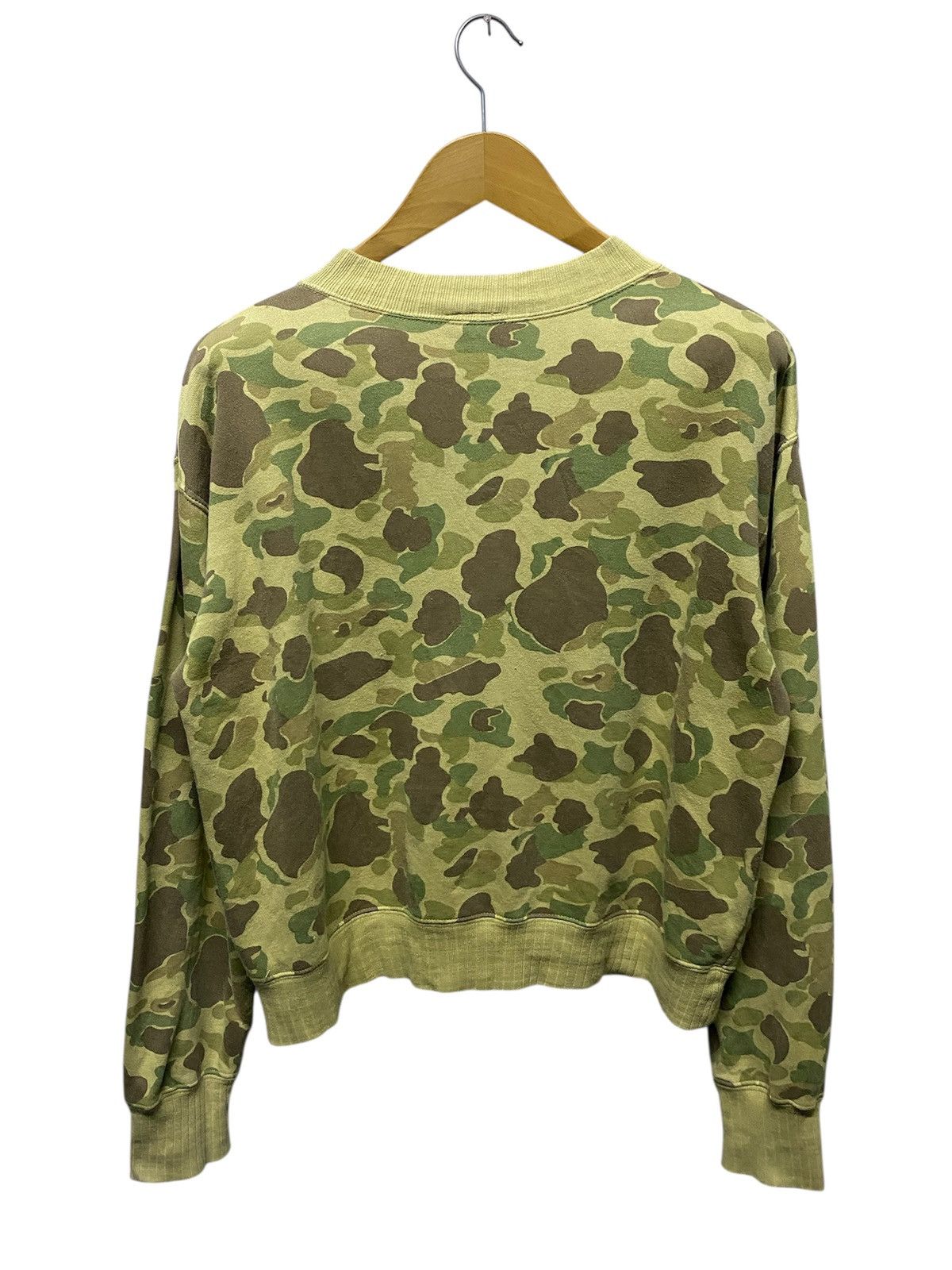 Japanese Brand CAB Clothing Duck Camo Vneck Sweater Size US M / EU 48-50 / 2 - 2 Thumbnail