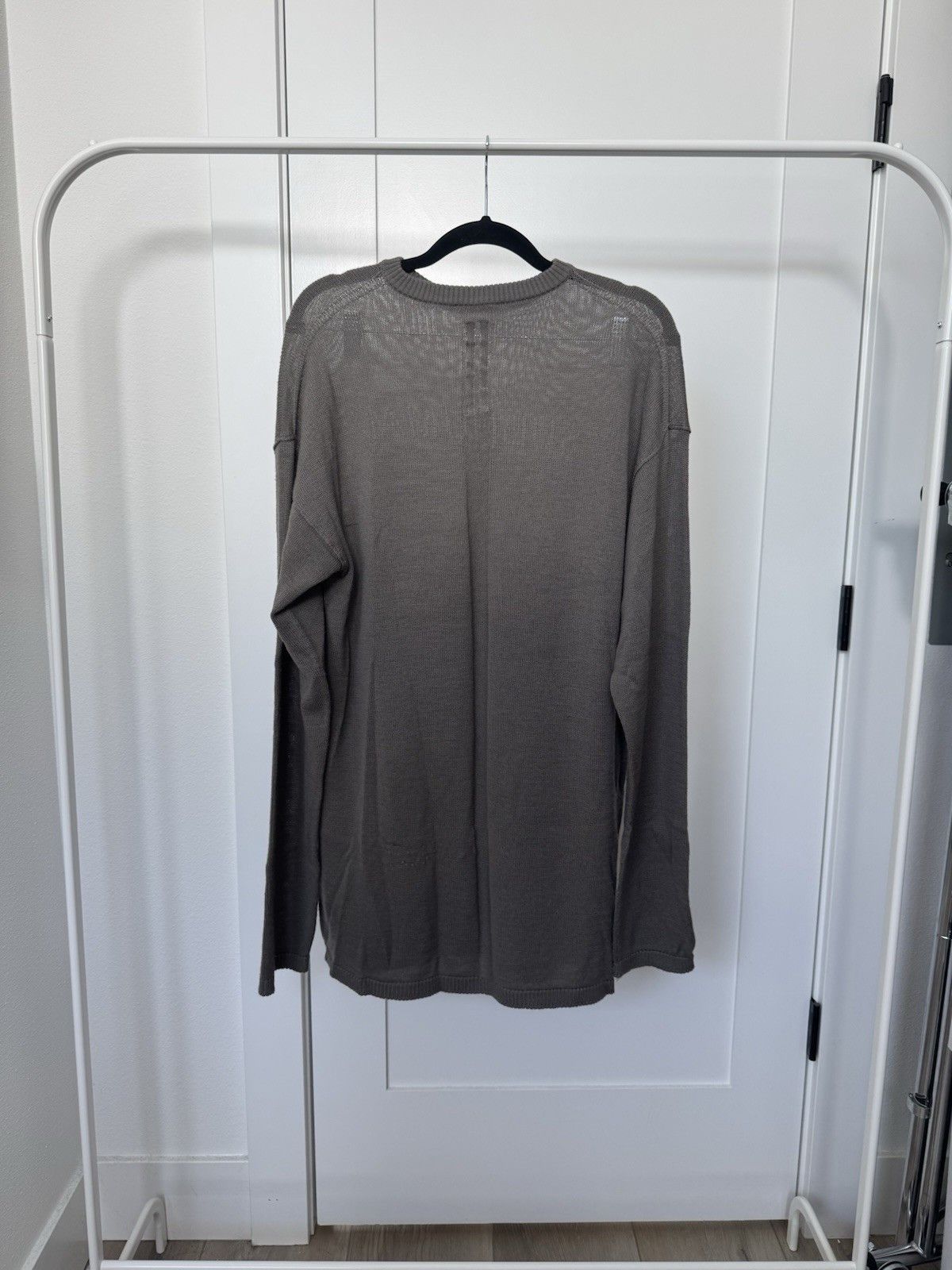 Rick Owens Rick Owens Tommy Oversize Wool Mens One Size Lido Gray Size US M / EU 48-50 / 2 - 2 Thumbnail