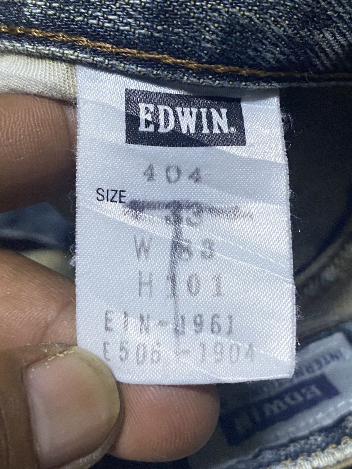 Edwin Vintage Edwin 404 Grey Denim Baggy Jeans Size US 33 - 15 Thumbnail