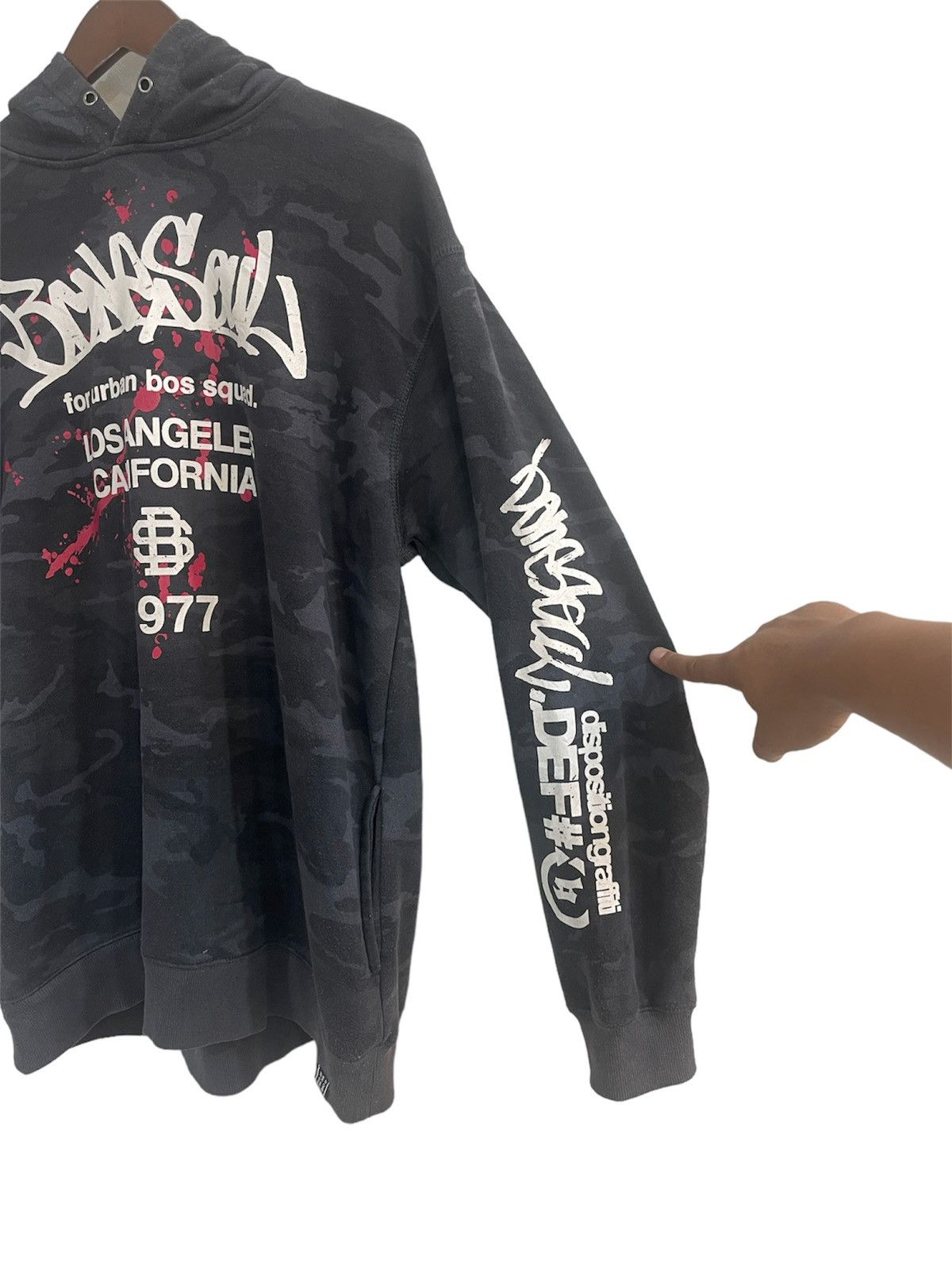 Japanese Brand × Vintage VINTAGE B ONE SOUL BIG LOGO HOODIE DOUBLE SIDE POCKET Size US XL / EU 56 / 4 - 6 Thumbnail