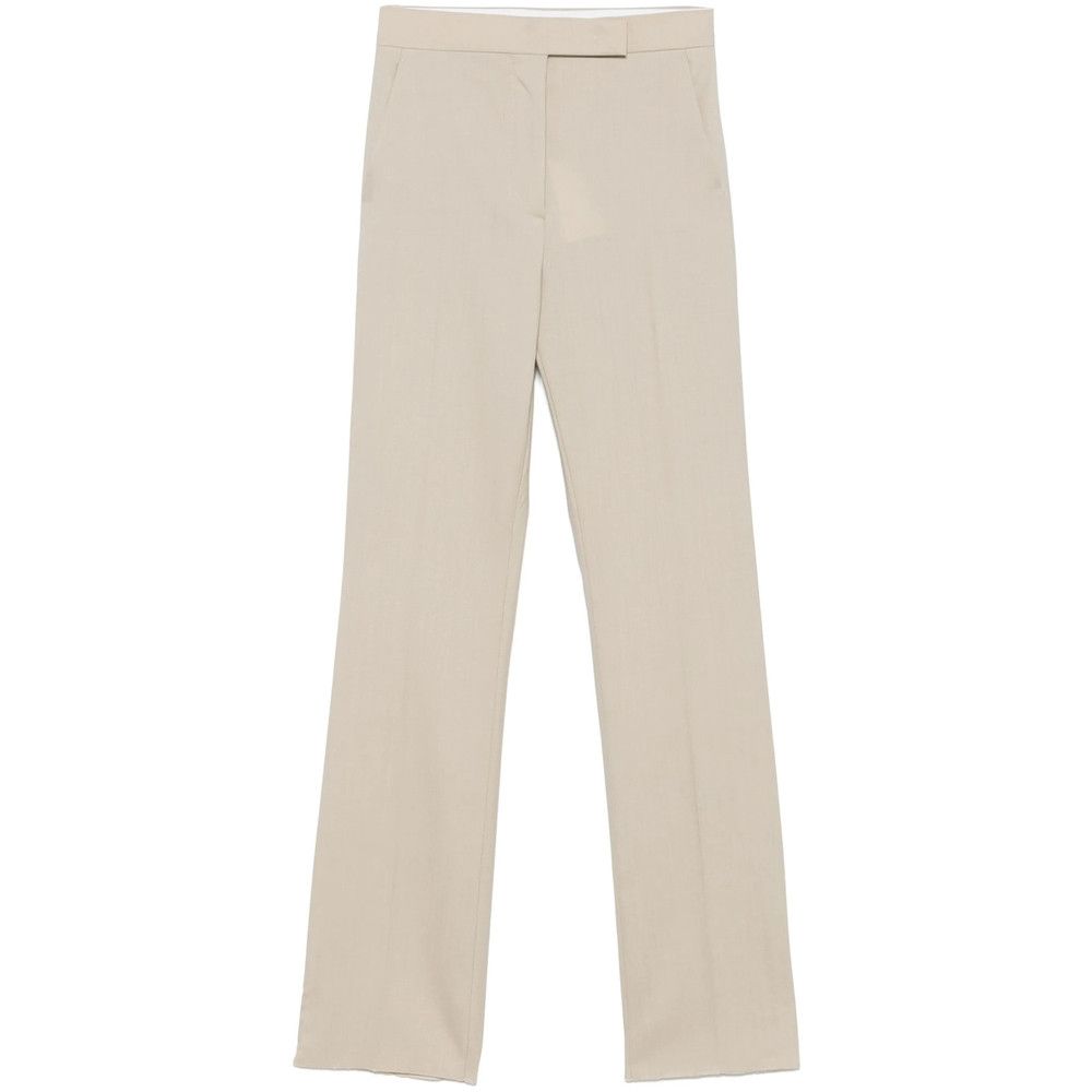 Max Mara NEUTRALS Trousers - Slim-Fit Trousers