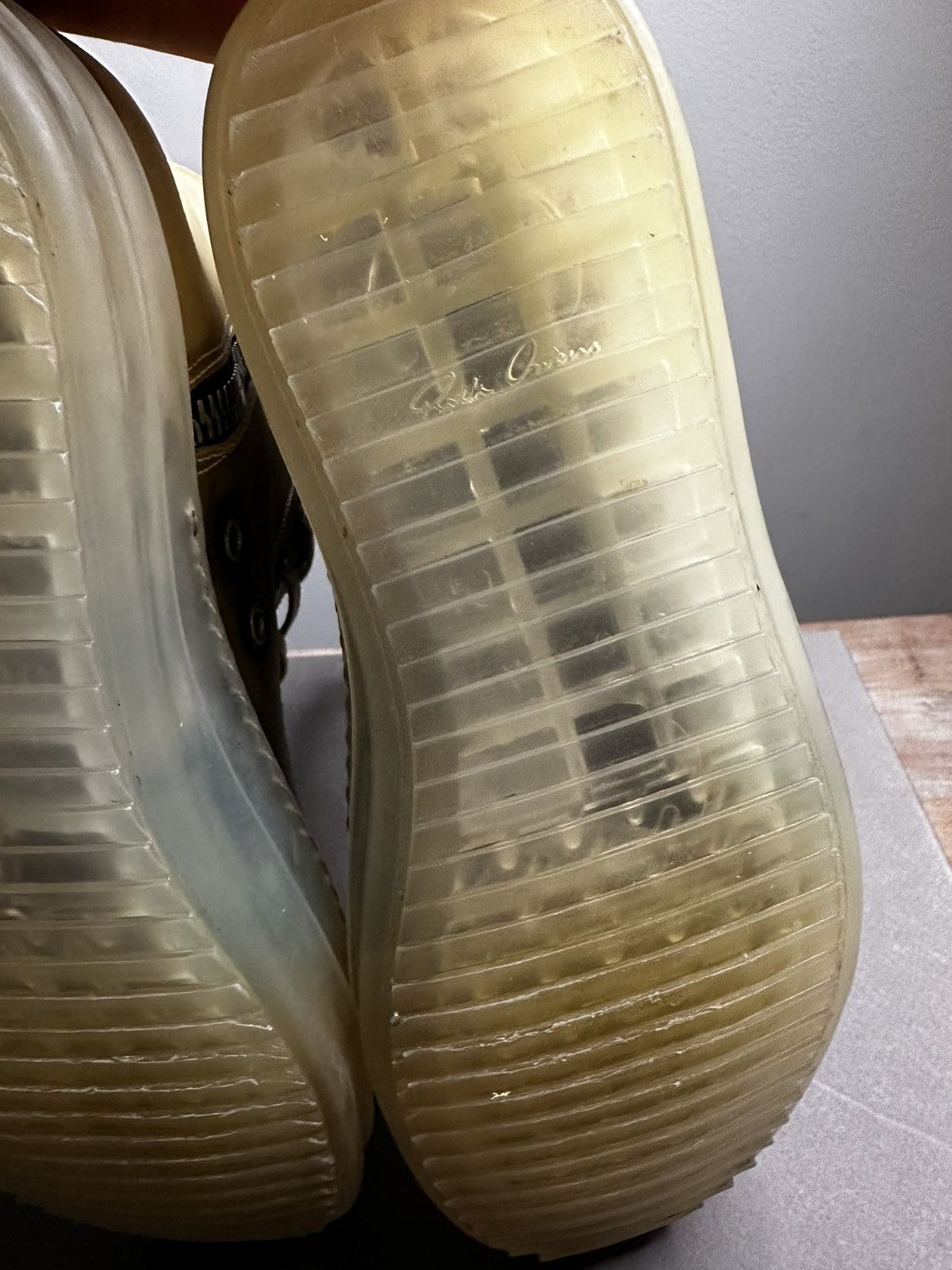 Rick Owens *holy grail* Babel ramones! Size US 7.5 / EU 40-41 - 9 Thumbnail