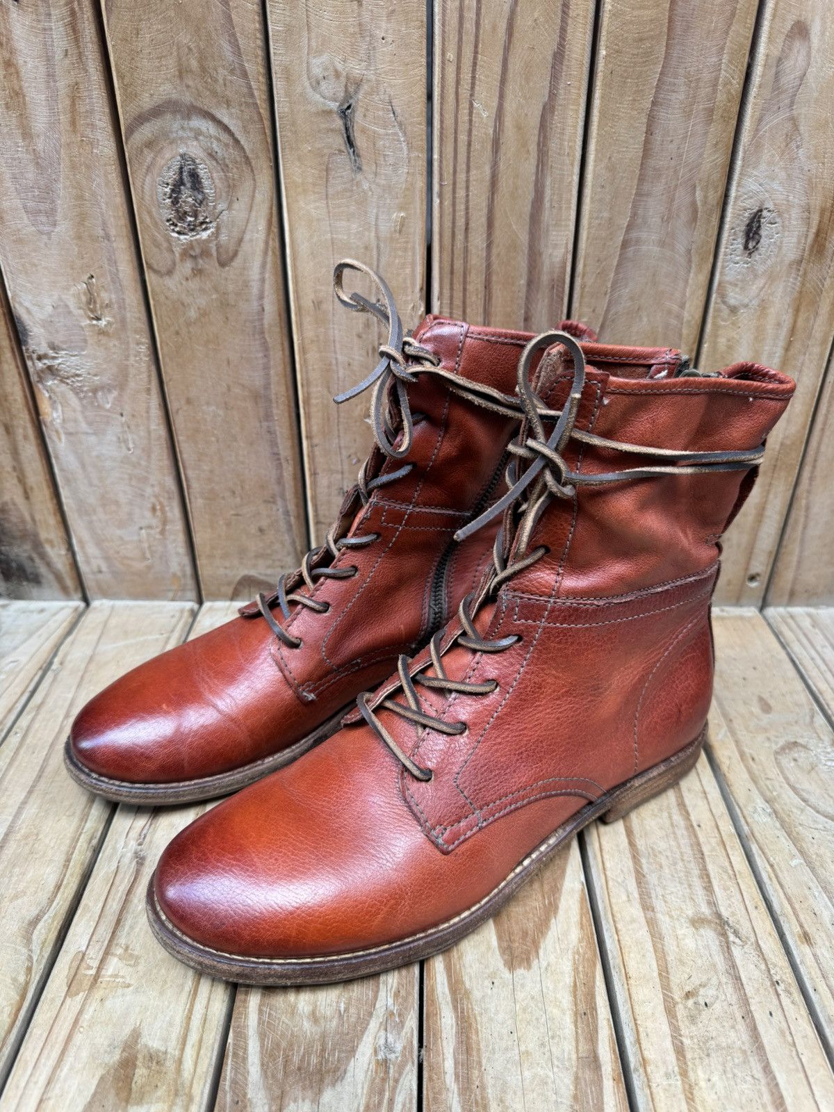 A.S.98 A.s 98 Red boho Women’s leather boots EUR 41 USA 9.5-10 UK 8 Size US 11 / IT 41 - 6 Thumbnail