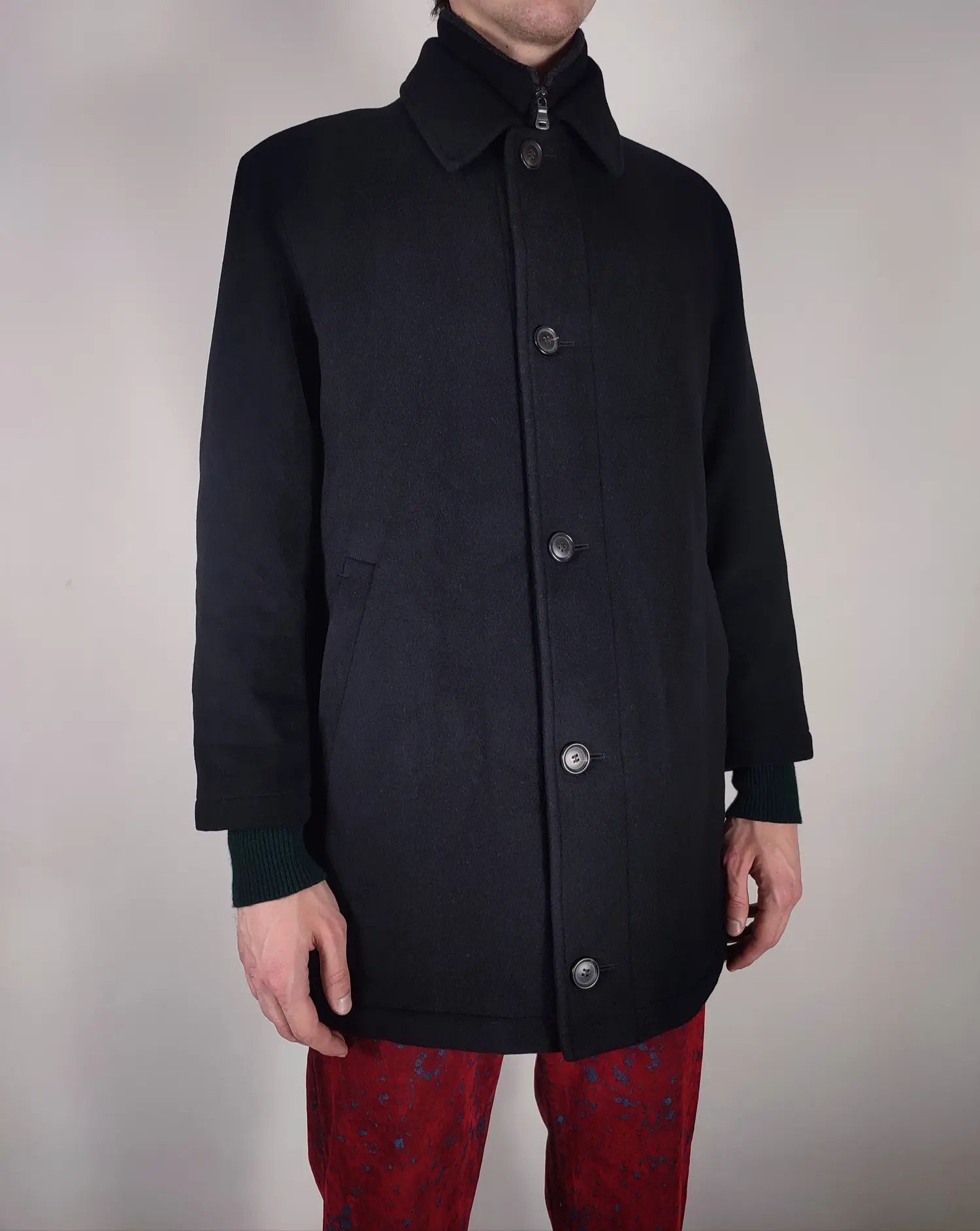 Hugo Boss Hugo Boss Light Puffer Wool Coat Jacket Size US M / EU 48-50 / 2 - 2 Thumbnail