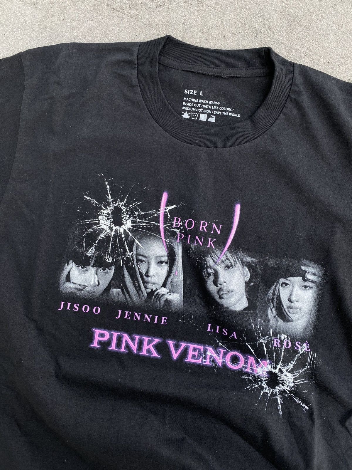 Rap Tees Black Pink Full Line-Up Size US XL / EU 56 / 4 - 7 Thumbnail