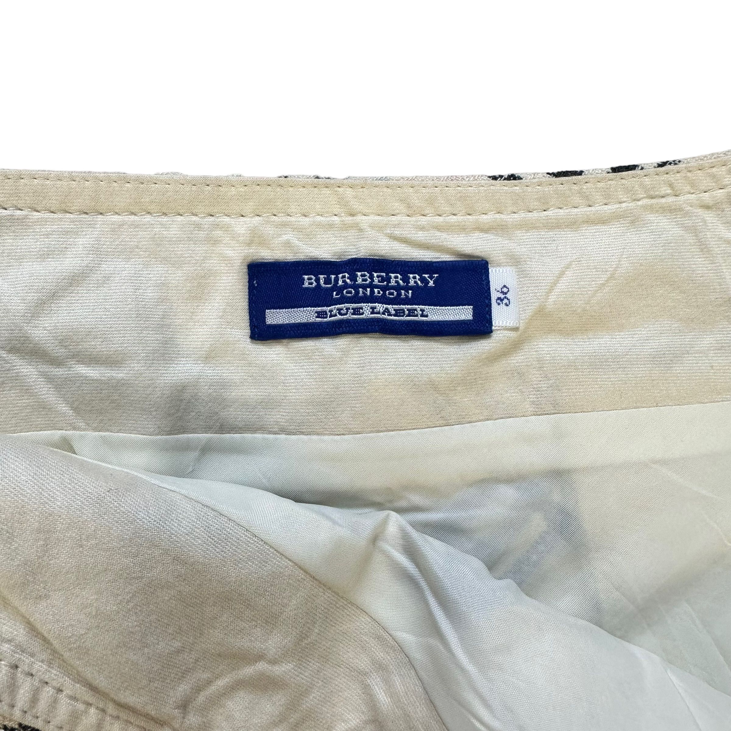 BURBERRY LONDON BLUE LABEL CHECKED SKIRTS #7450-147