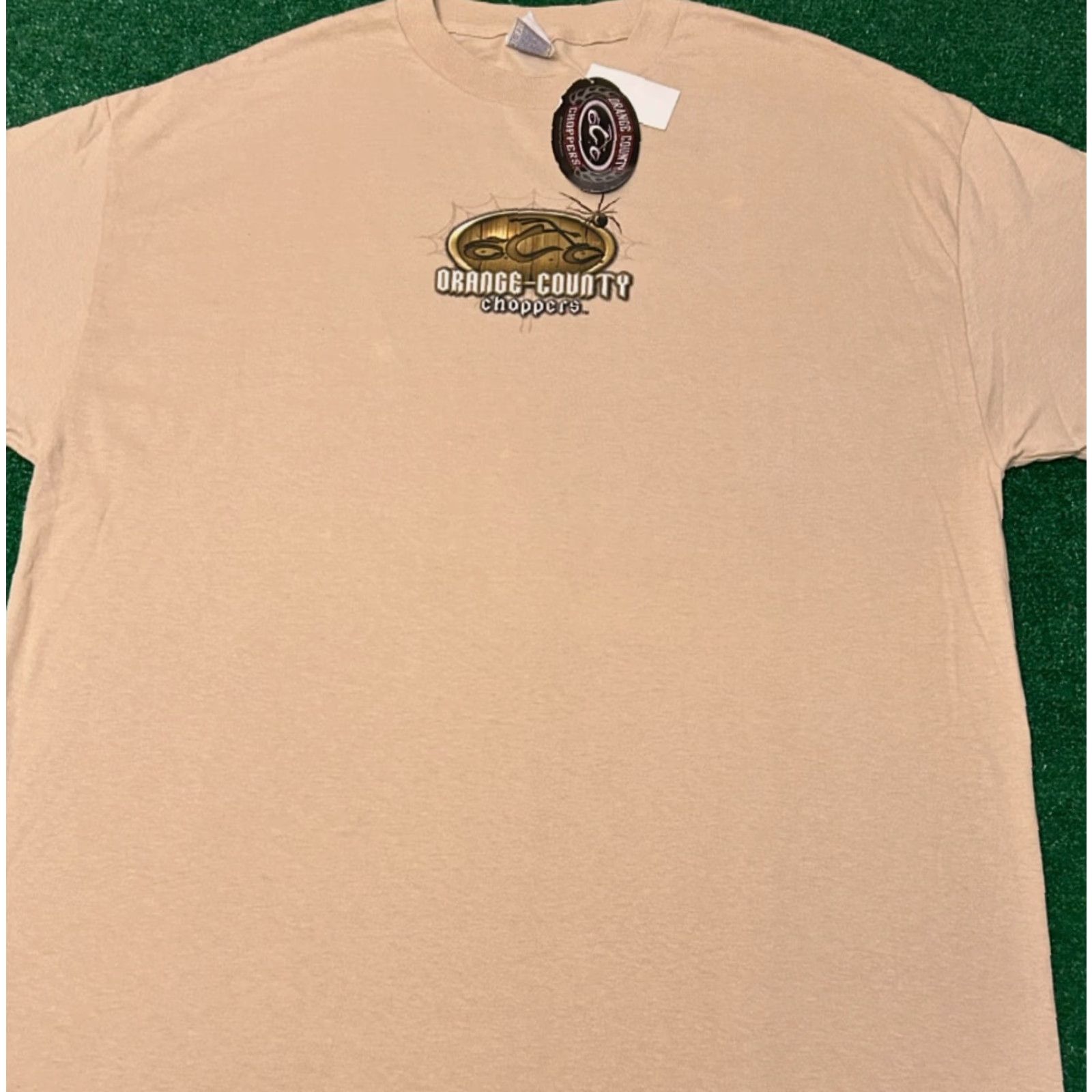 Vintage VINTAGE Orange County Choppers Sturgis Biker VTG Shirt Mens XXL NWT 2005 Beige 90s 2000s Choppers T-Shirt West Coast Choppers Mens {} Size US XXL / EU 58 / 5 - 2 Thumbnail