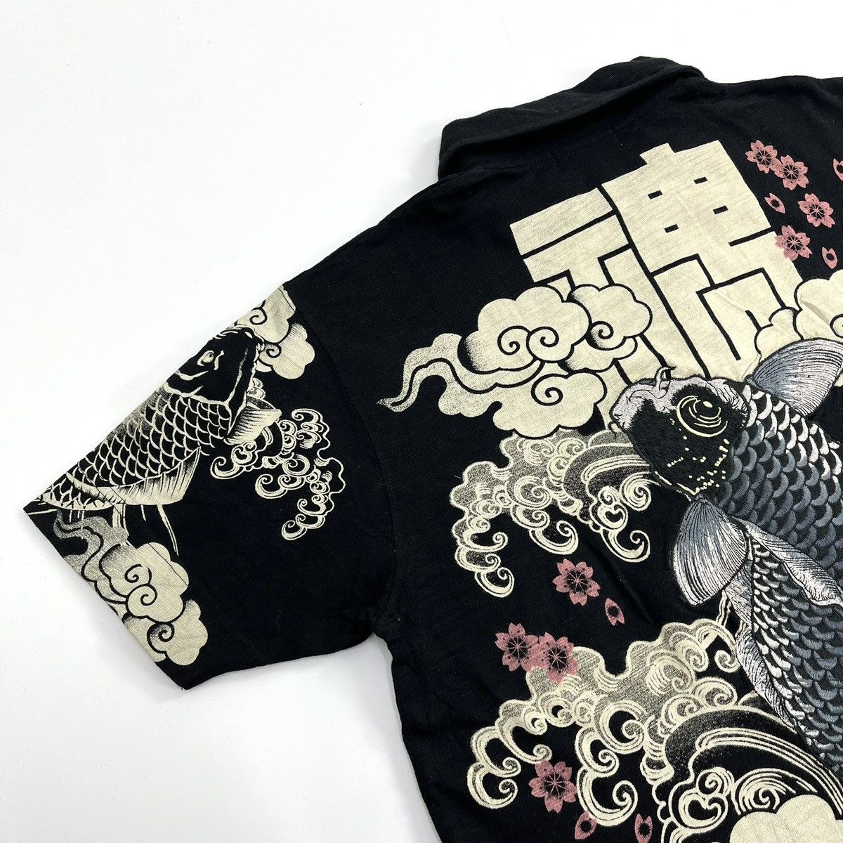 Bullet Noise Vintage Karakuri Tamashii Koi Japanese Polo Shirt Ed Hardy Size US L / EU 52-54 / 3 - 5 Thumbnail