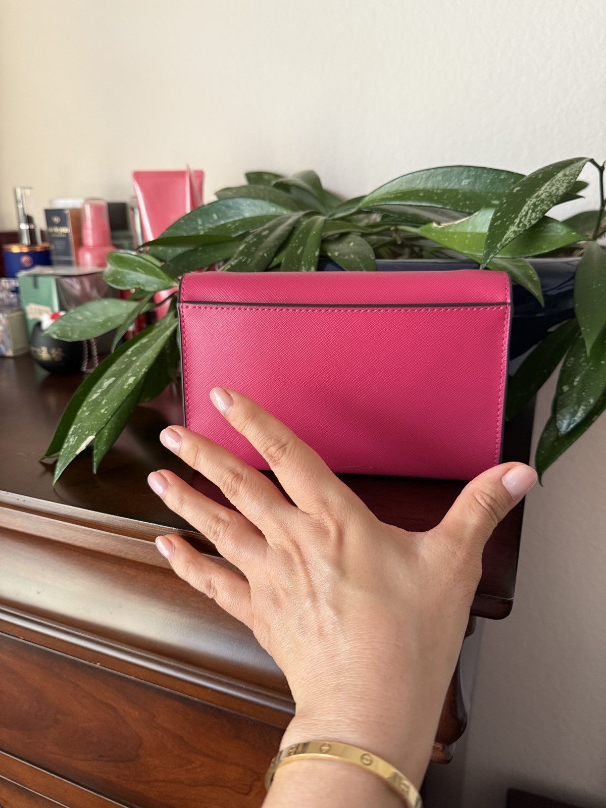 Kate Spade Kate Spade Brynn Small Flap Crossbody Bag Clutch, Pink Ruby Size ONE SIZE - 5 Thumbnail