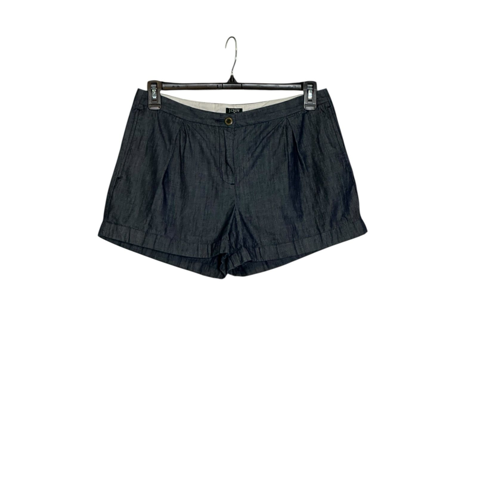 J.Crew J.Crew blue chambray pleated shorts size 6 Size 28" / US 6 / IT 42 - 8 Thumbnail