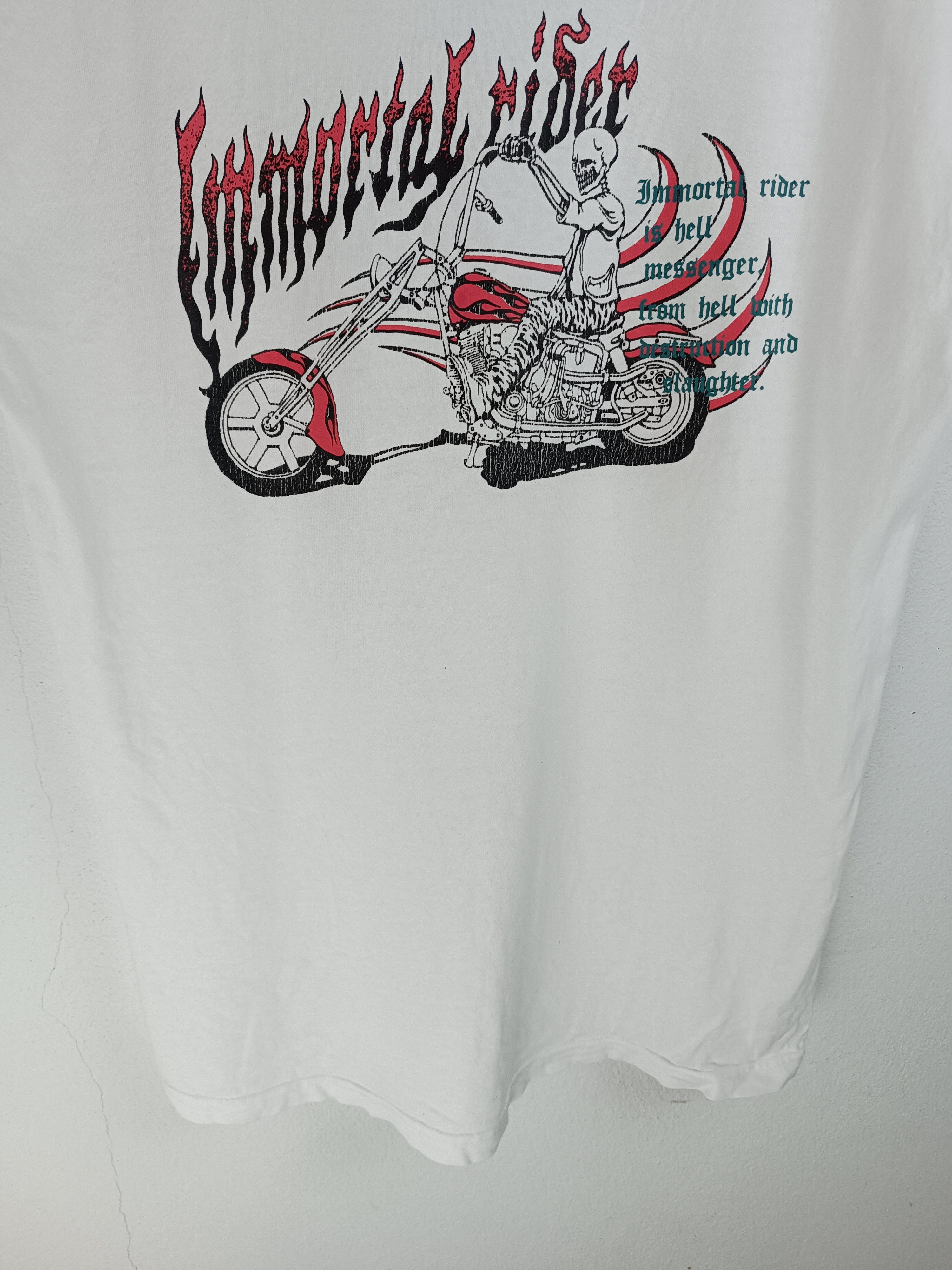 Vintage VINTAGE IMMORTAL RIDER HARLEY WEST COAST CHOPPERS SKULL FIRE Size US M / EU 48-50 / 2 - 10 Thumbnail