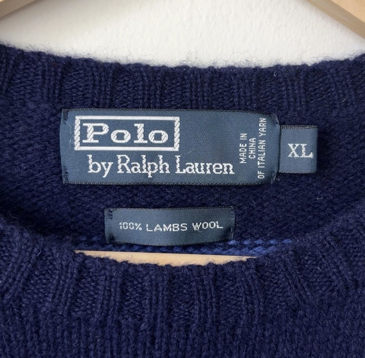 Polo Ralph Lauren Vintage 100% Lambswool Striped Sweater Rainbow Wool Size US XL / EU 56 / 4 - 4 Thumbnail