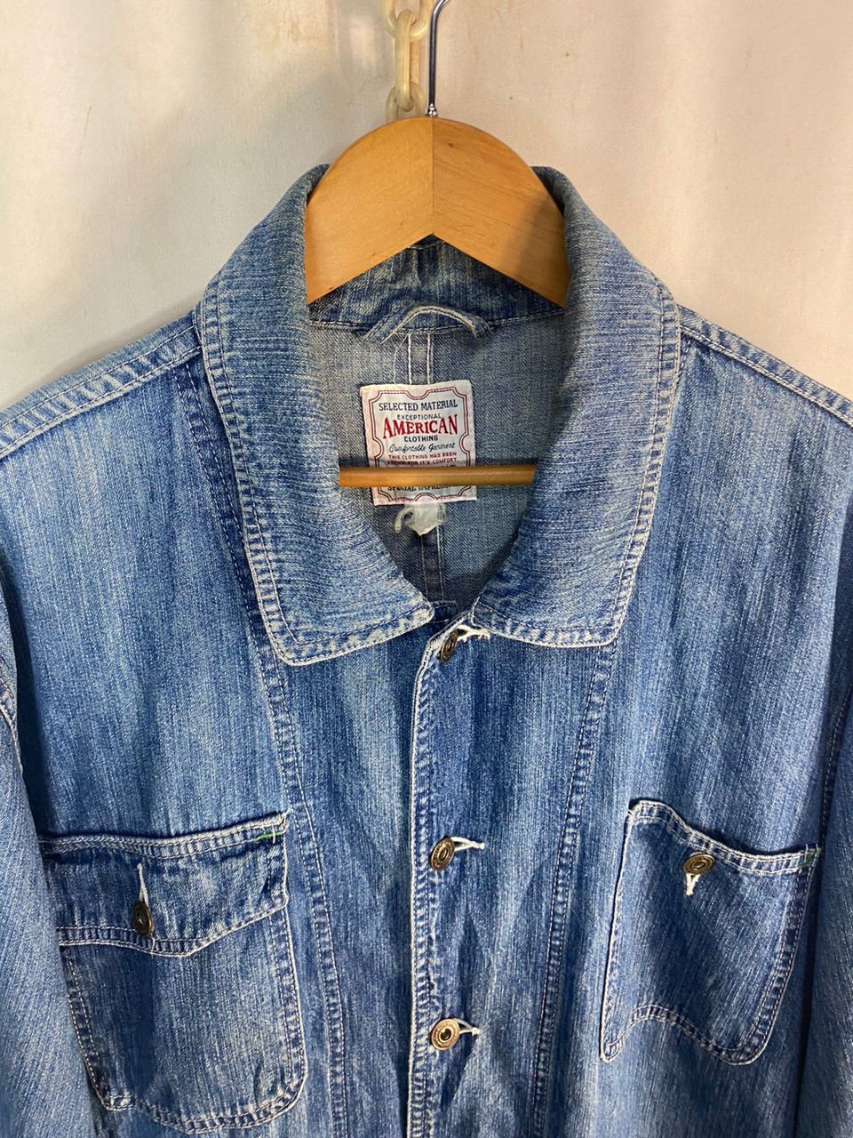 Other Vintage chore button up denim jacket by pract studio Size US L / EU 52-54 / 3 - 5 Thumbnail