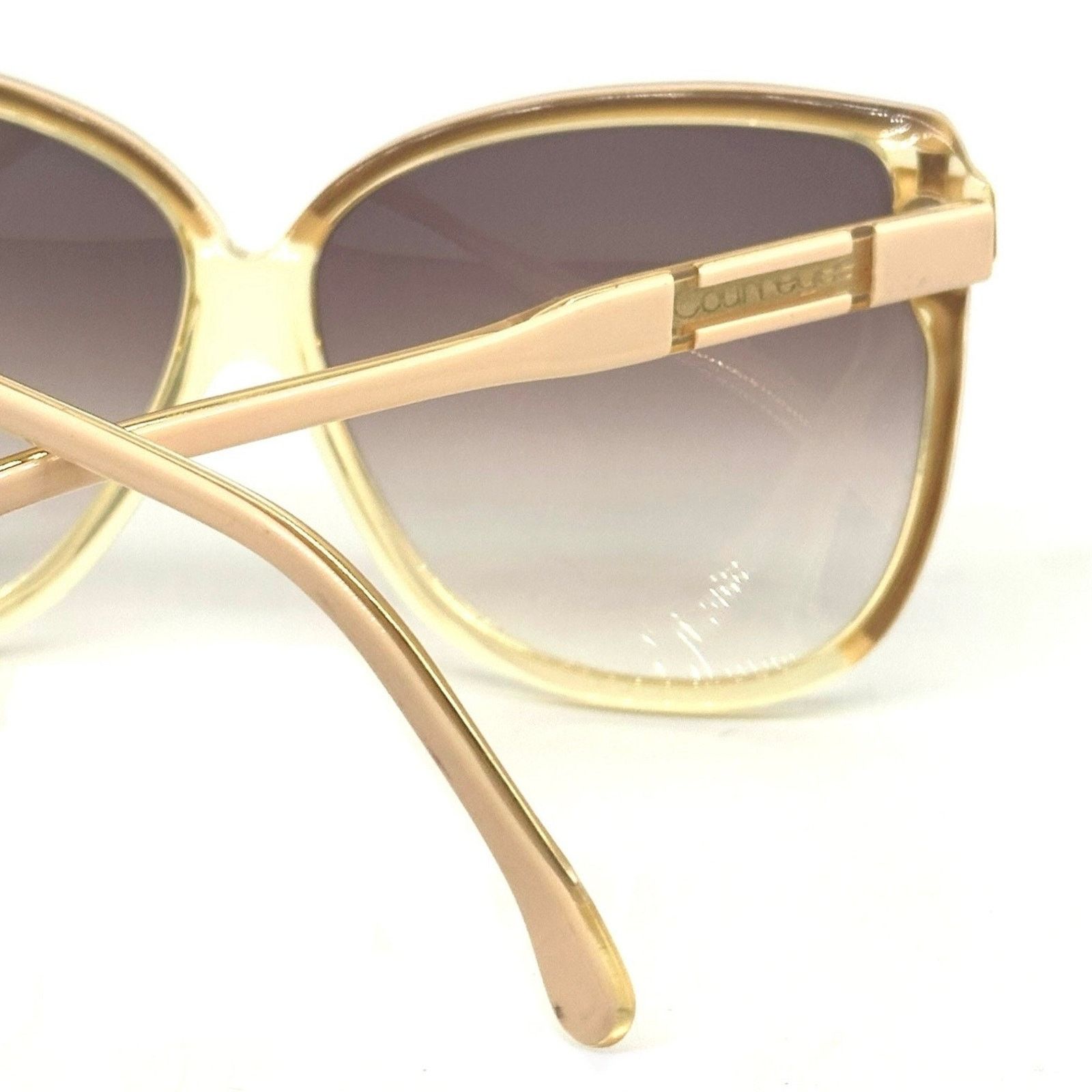 Courreges Courreges 8430 sunglasses cream gold, 1970s made in France Size ONE SIZE - 6 Thumbnail