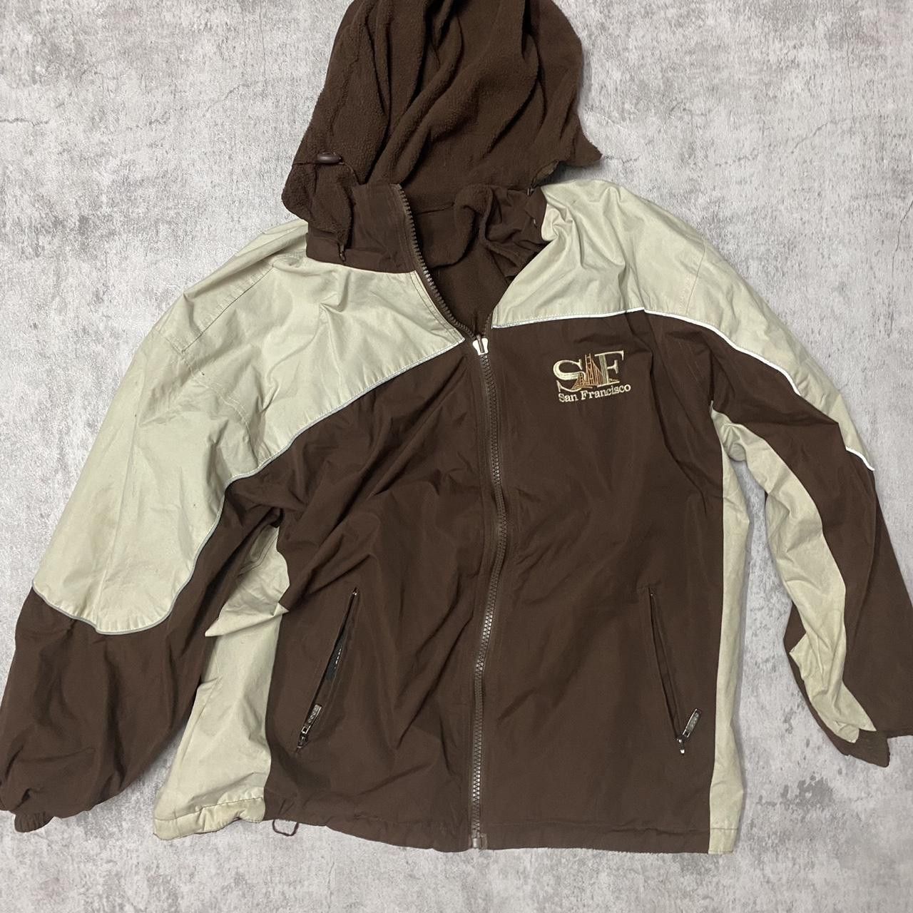 Other Brown and cream San Francisco windbreaker jacket Size US M / EU 48-50 / 2 - 1 Thumbnail