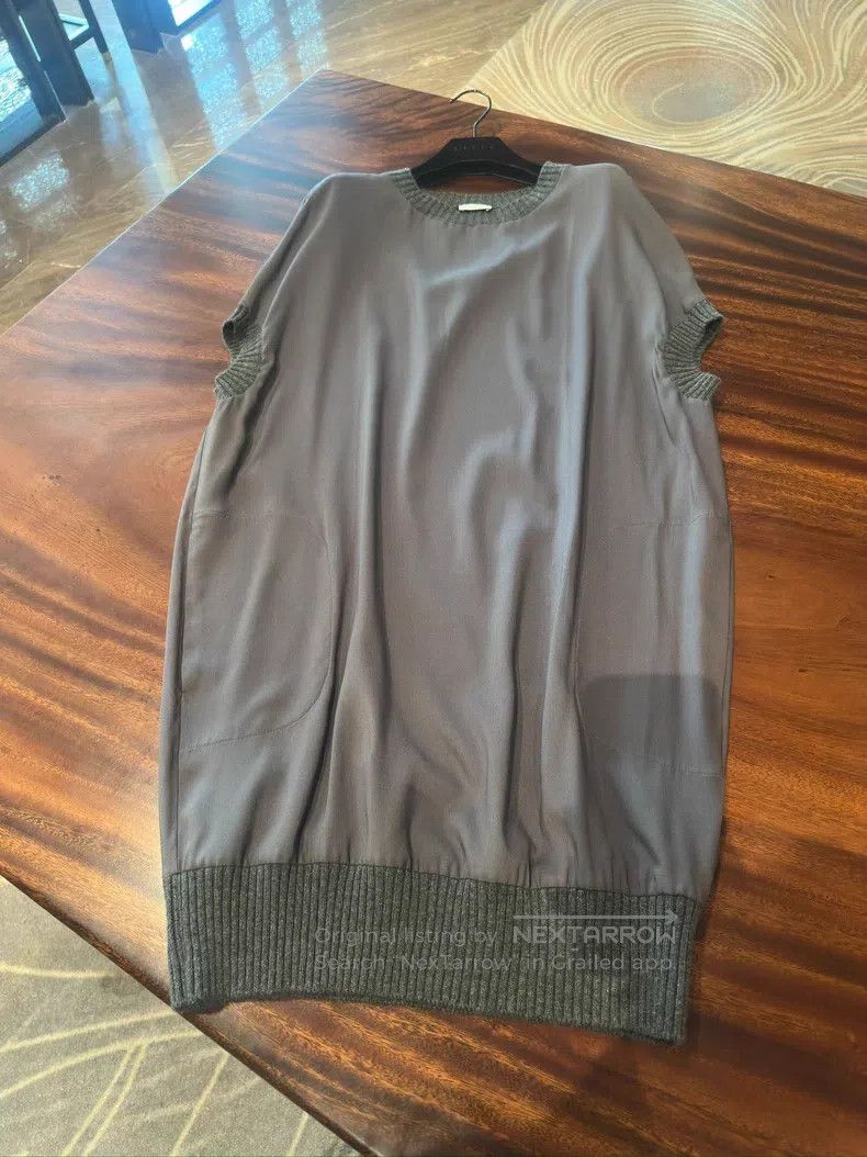 Brunello Cucinelli Brunello Cucinelli Silk Dress Size S / US 4 / IT 40 - 3 Thumbnail
