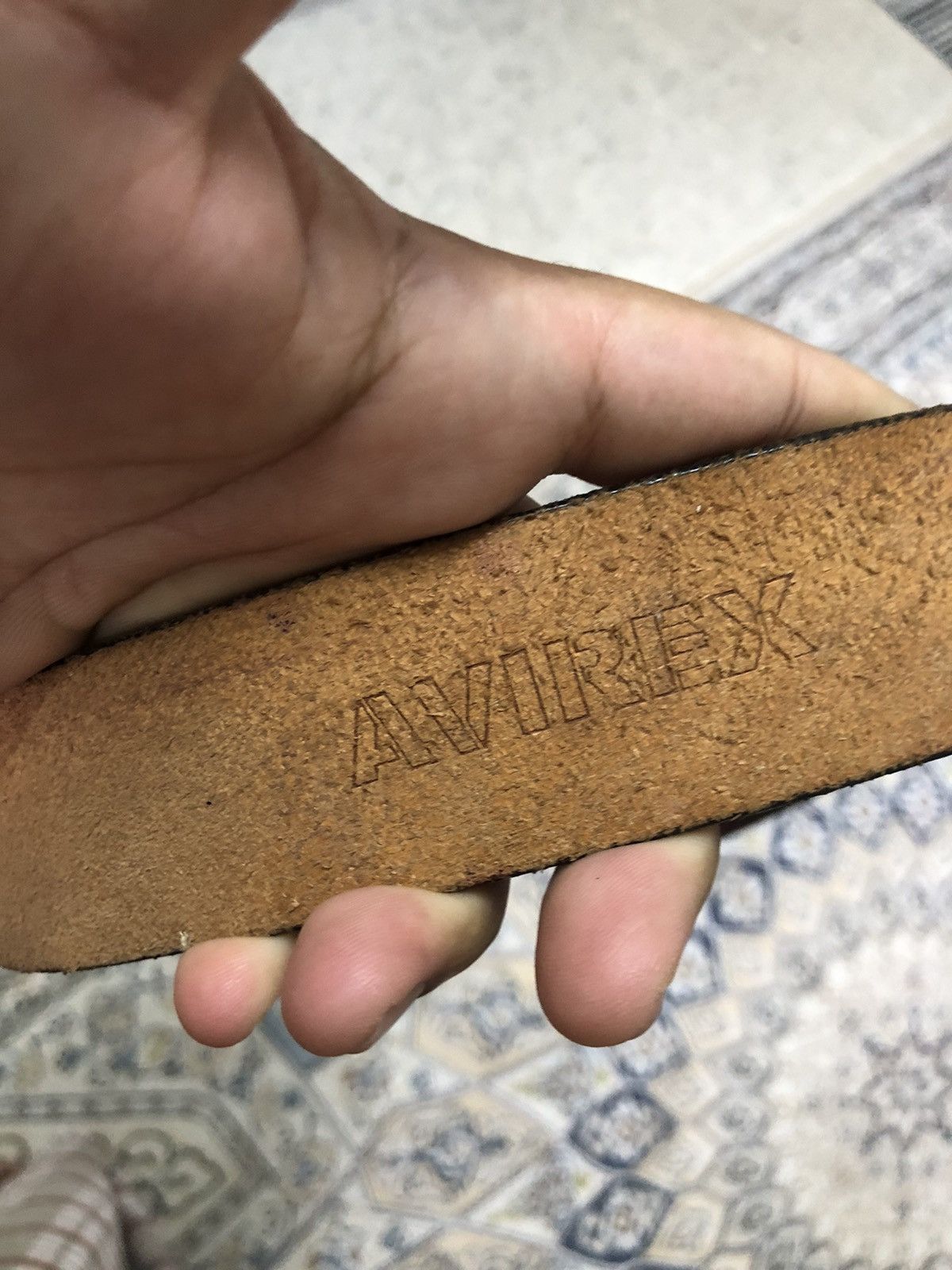 Avirex Vintage Avirex Air Force Leather Belt Size ONE SIZE - 9 Thumbnail