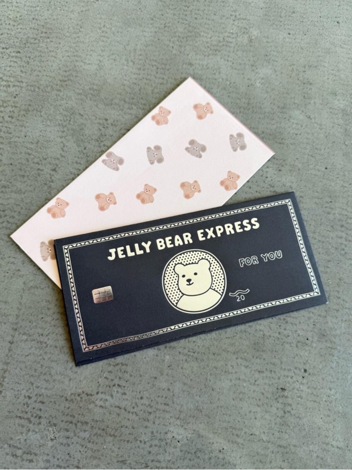 Other Jelly Bear Envelope Set / Stationery / Korea Size ONE SIZE - 2 Thumbnail