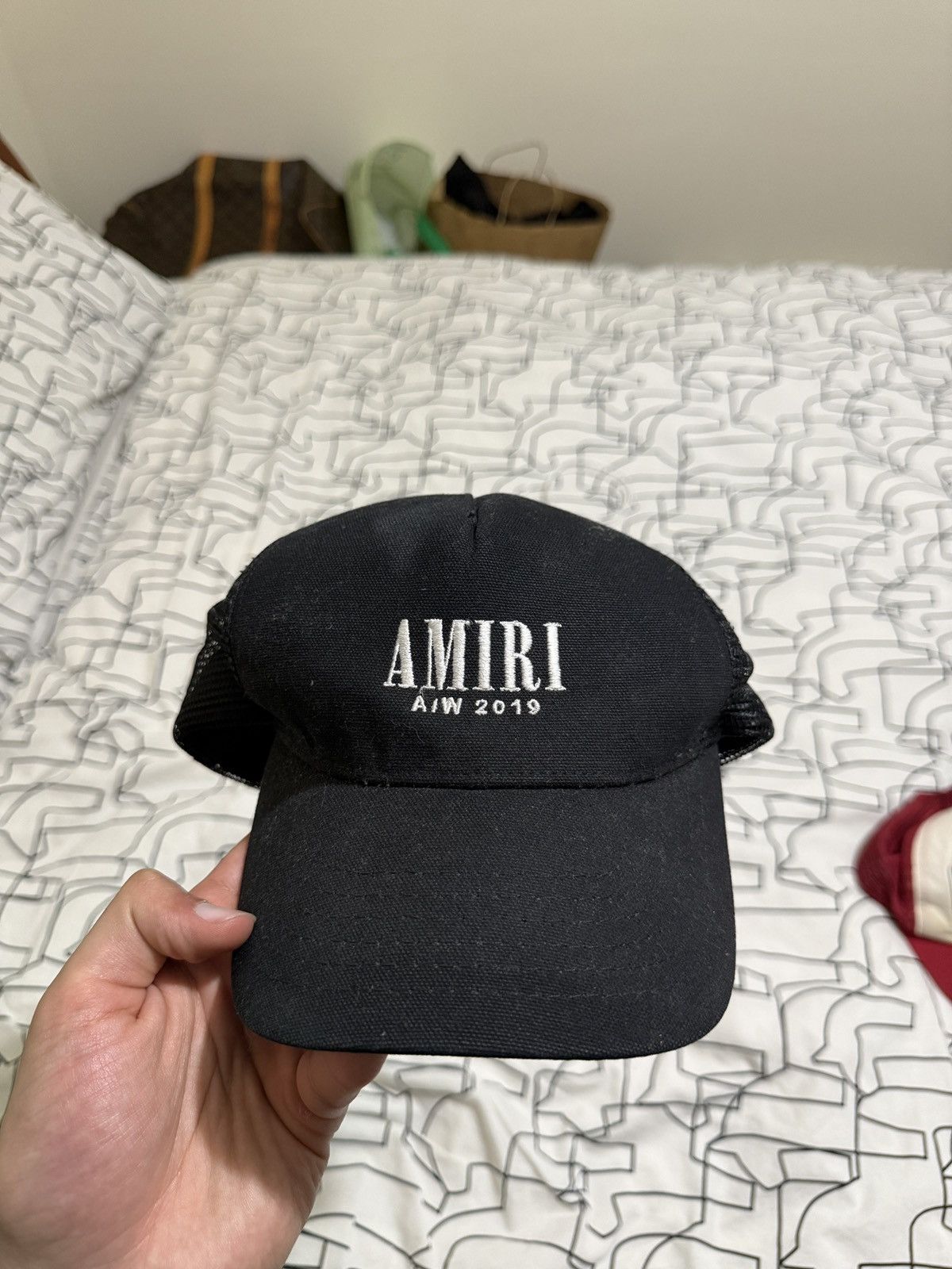 Amiri Amiri Black Trucker Hat Size ONE SIZE - 1 Thumbnail