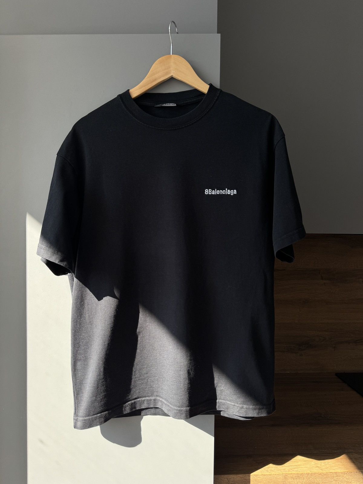 Balenciaga Balenciaga Corporate Logo Black Tee Size US XXS / EU 40 - 2 Thumbnail