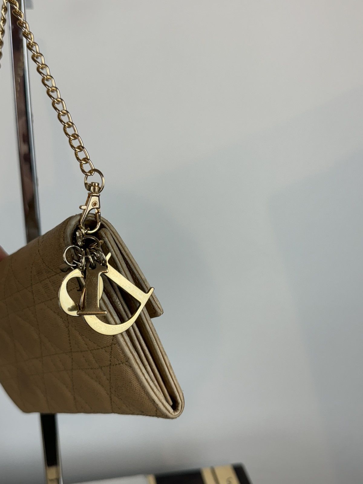 Dior Leather shoulder bag Dior Lady Dior original luxury item Size ONE SIZE - 2 Thumbnail