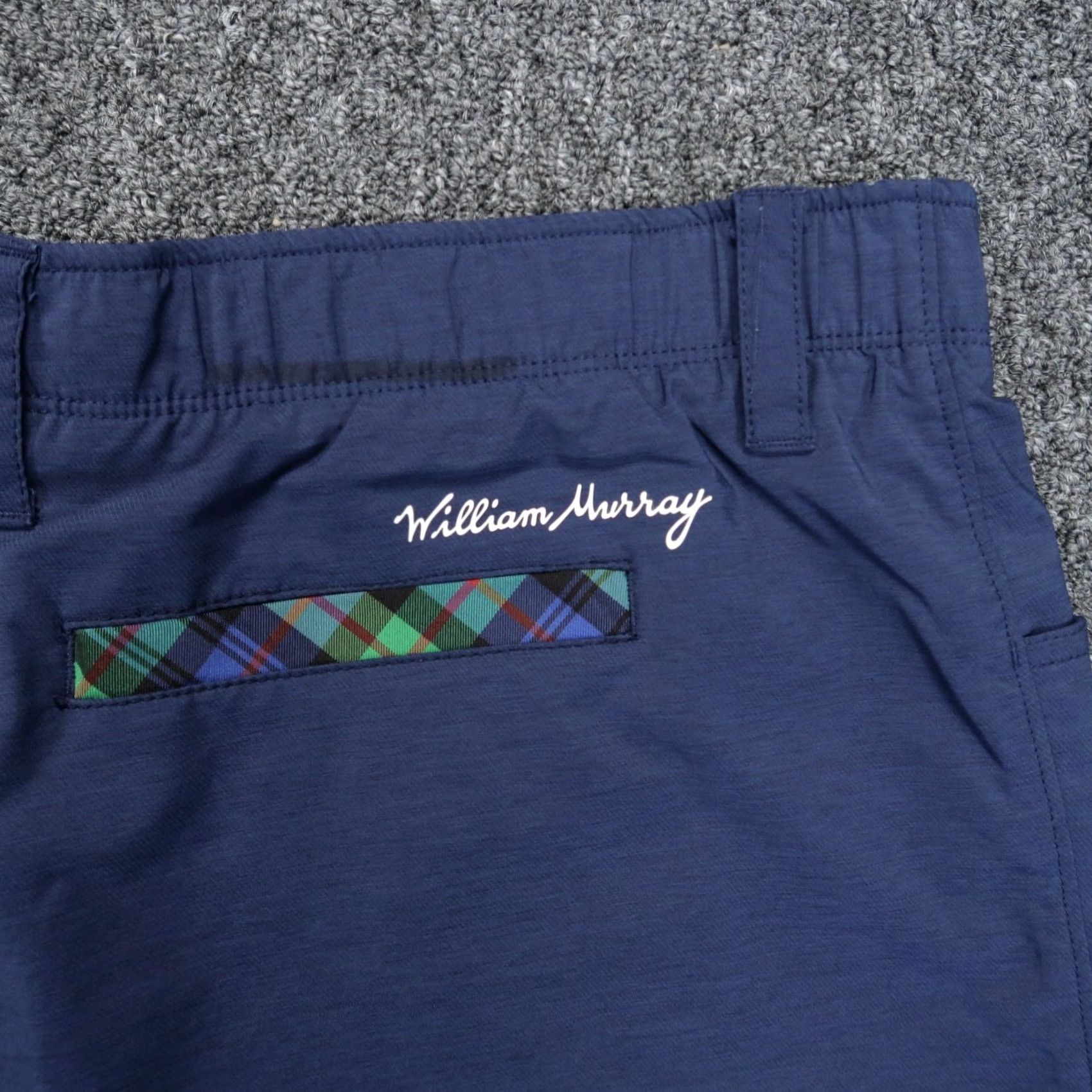 Vintage William Murray Shorts Mens 40 Blue Performance Classic Club Straight Fit Golf Shirt? Size US 40 / EU 56 - 5 Thumbnail