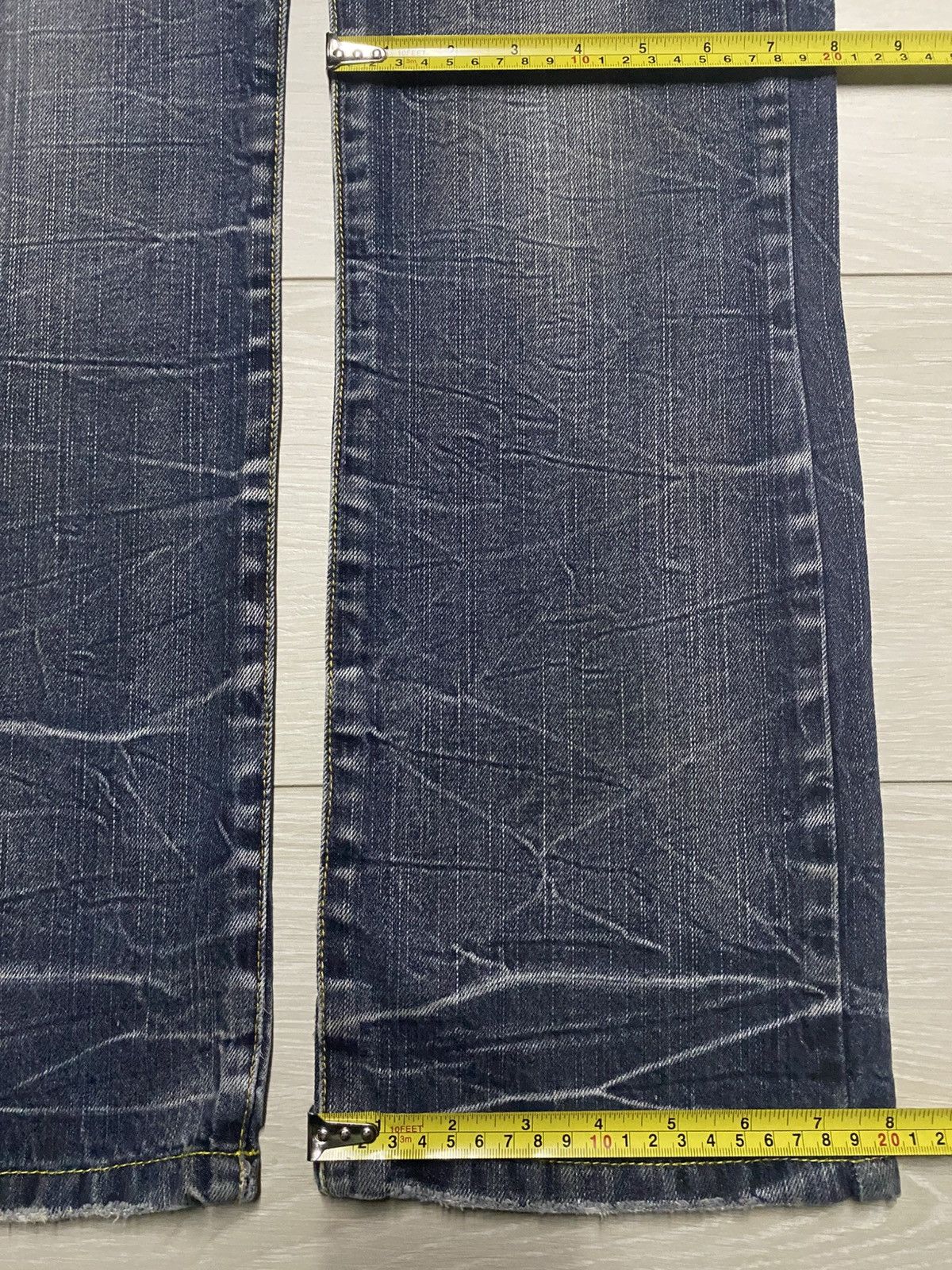 Tornado Mart Vintage Japanese Brand Skull Blow By Blue Loose Jeans Size US 30 / EU 46 - 16 Thumbnail