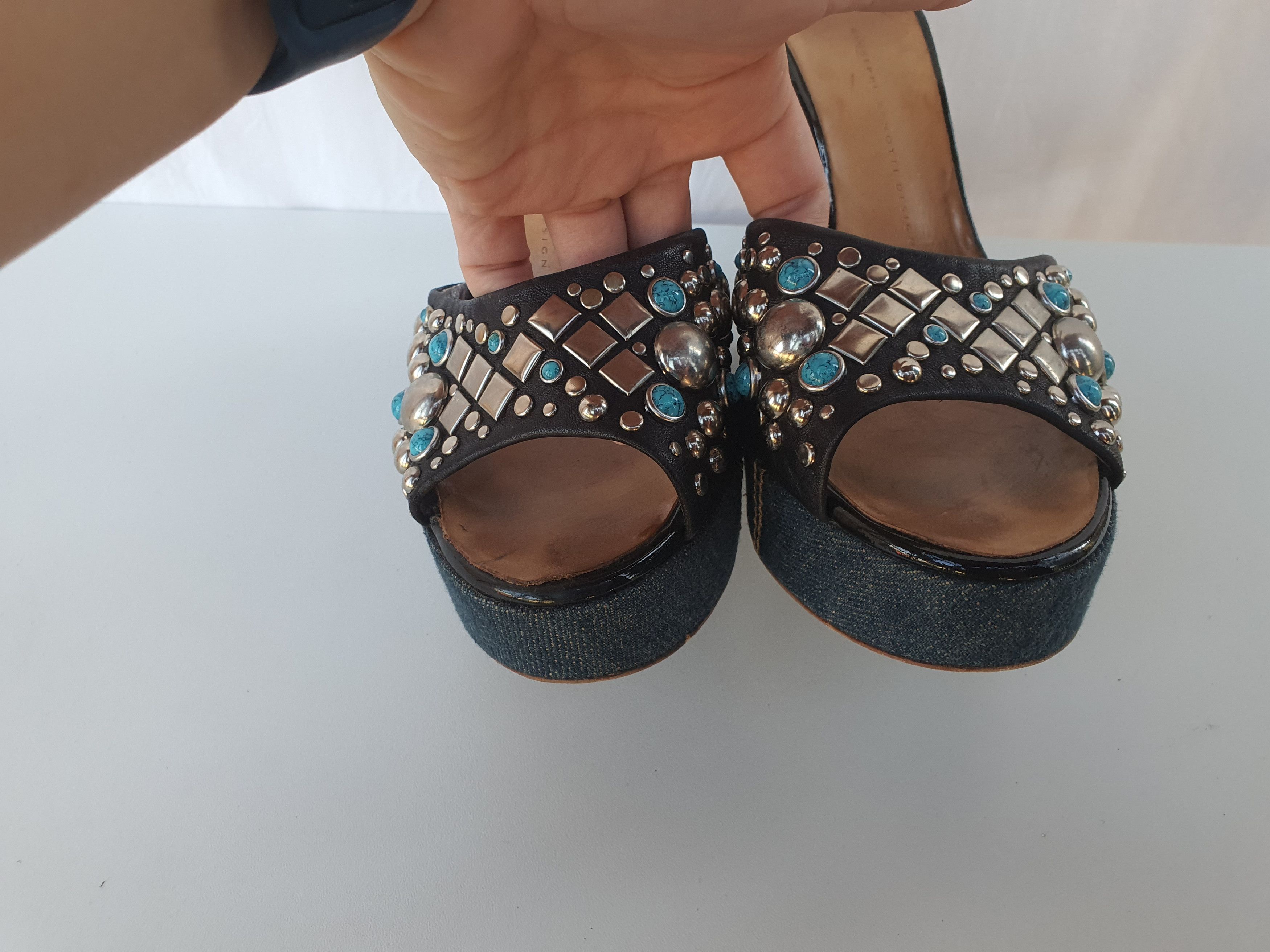 Giuseppe Zanotti Exclusive sandals by Giuseppe Zanotti Design Size US 10.5 / IT 40.5 - 4 Thumbnail