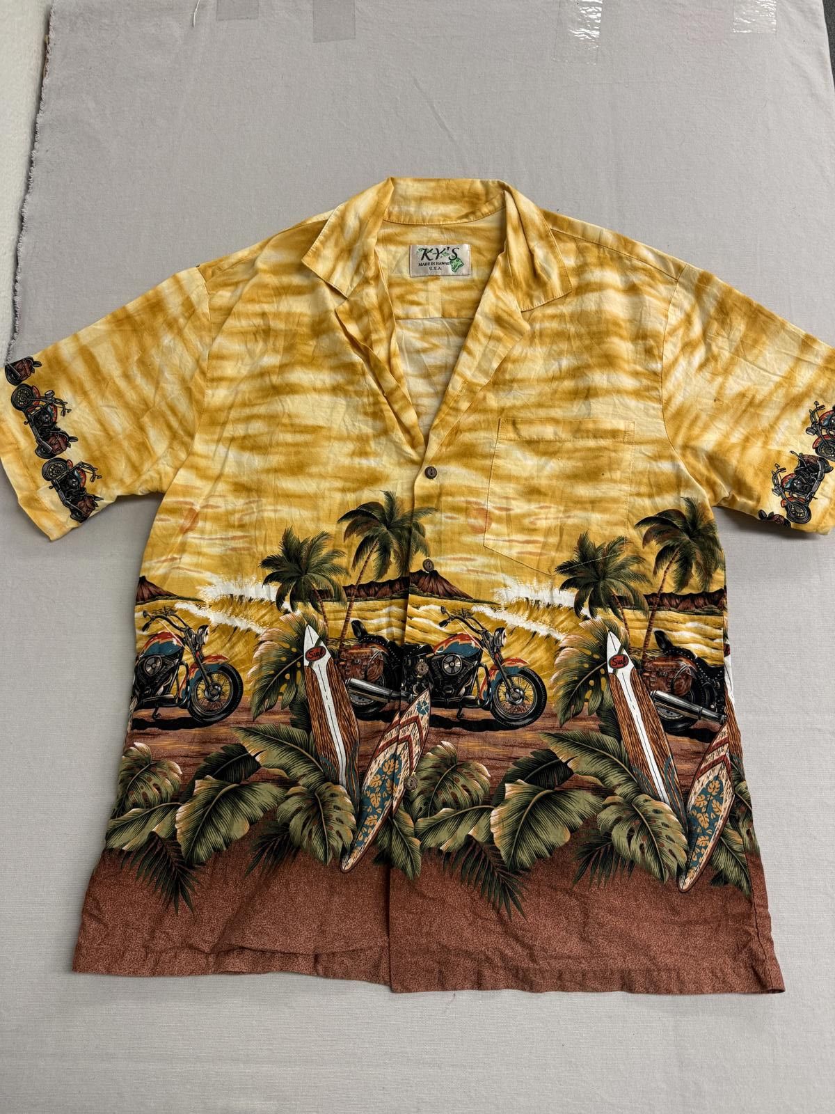 Other KY's Hawaiian Shirt Mens - Biker / Motorcycle Made in Hawaii Size US L / EU 52-54 / 3 - 1 Thumbnail