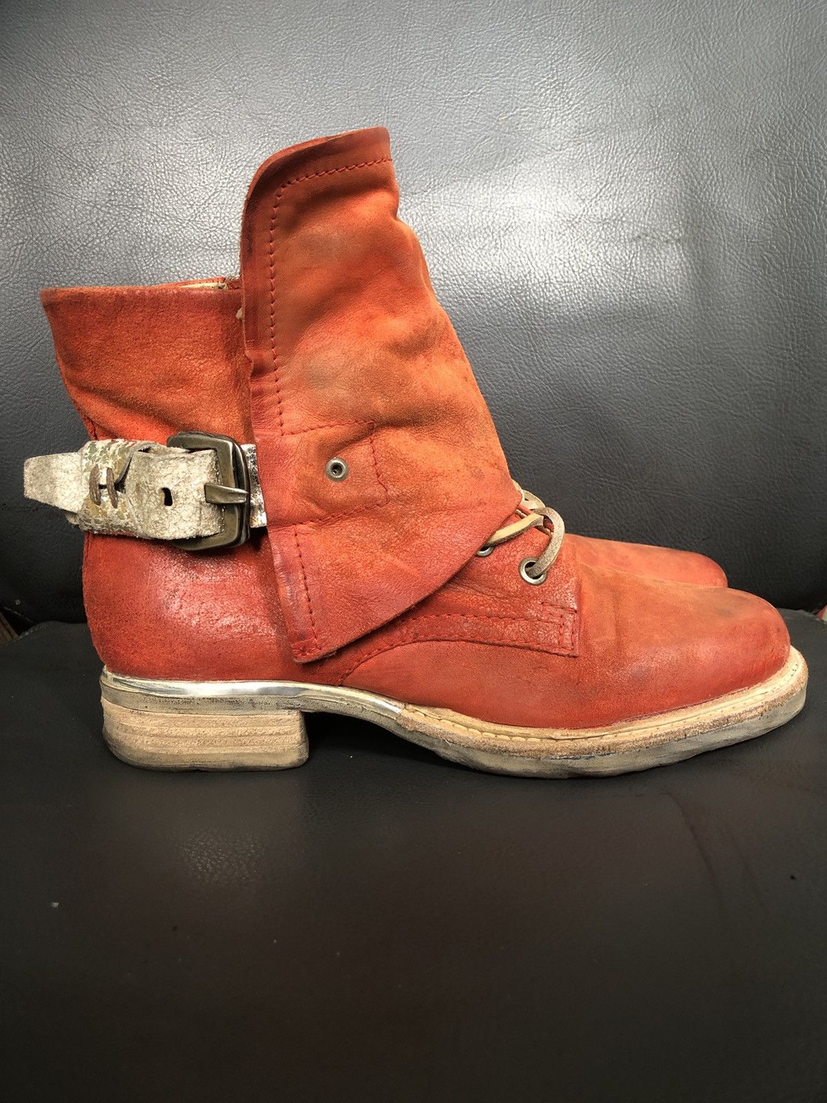 A.S.98 A.S 98 Red Leather Women’s Boots Size 36 Size US 5.5 / IT 35.5 - 5 Thumbnail