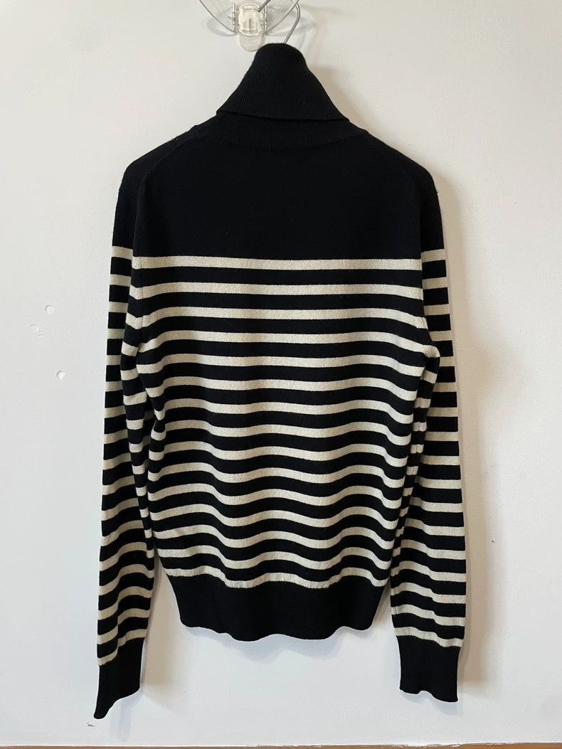 Saint Laurent Paris Saint Laurent Paris Saint Laurent Black and White Striped Size US S / EU 44-46 / 1 - 3 Thumbnail