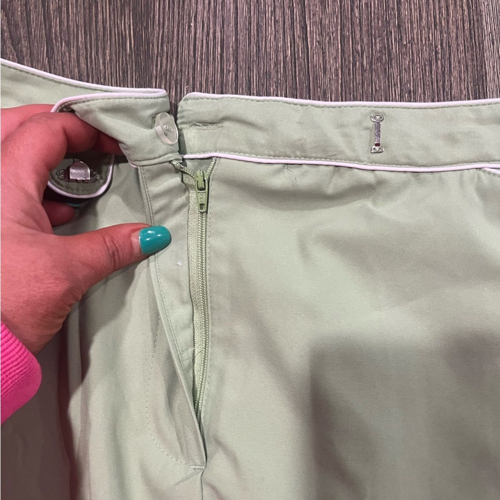 Izod Izod Golf Tennis Mini Skirt A-Line High Rise Green Size 6 Size 28" / US 6 / IT 42 - 3 Thumbnail