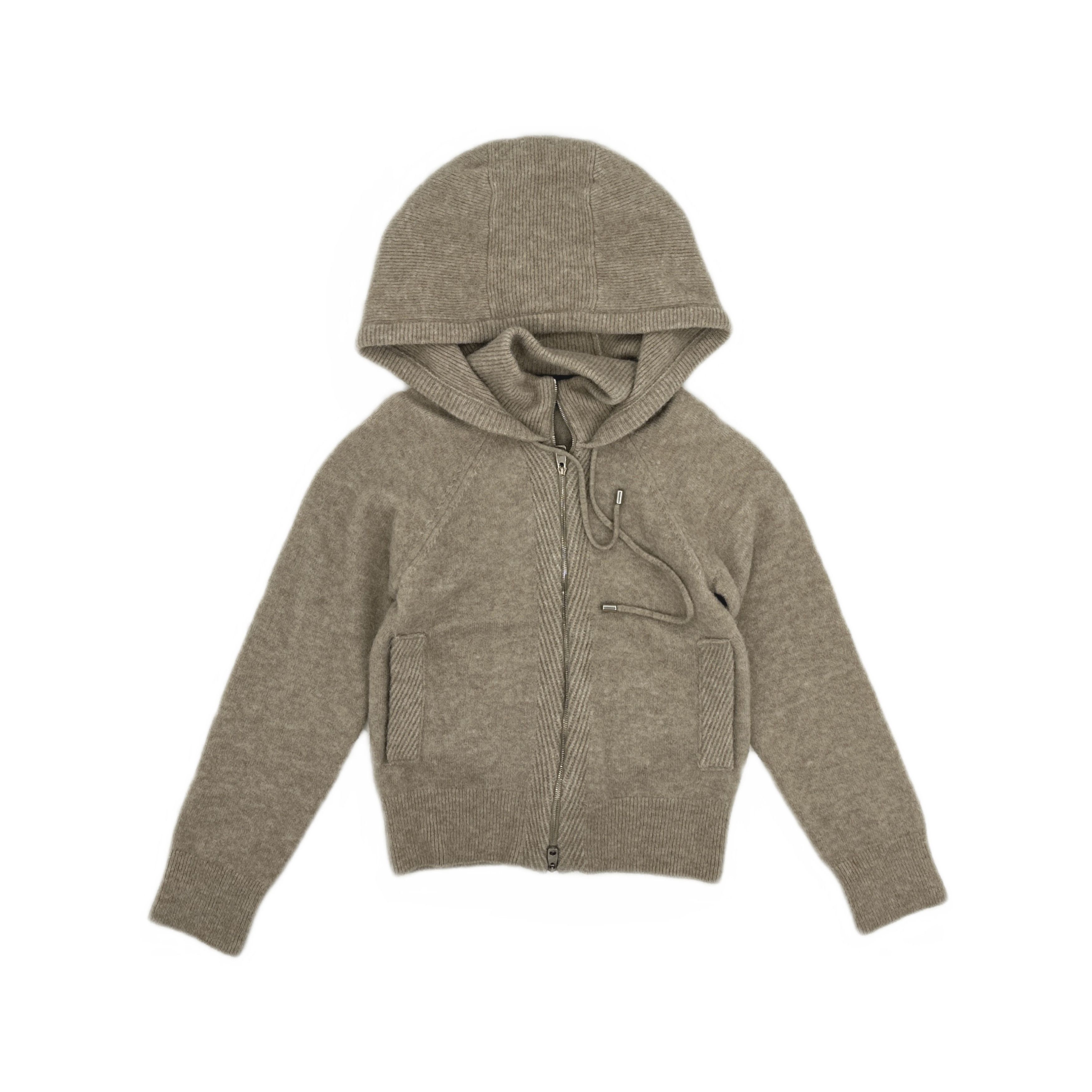 Emporio Armani Emporio Armani Wool Blend Zip-Up Hoodie Size 38 Size XS / US 0-2 / IT 36-38 - 1 Thumbnail