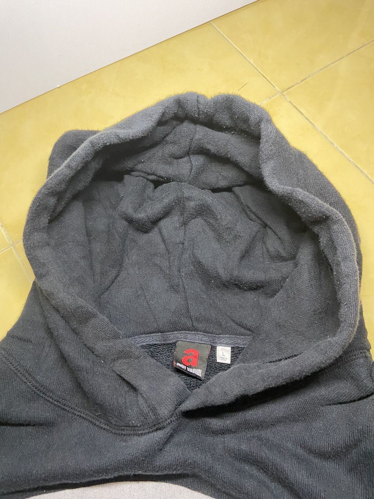 Andy Warhol × Japanese Brand × Uniqlo ANDY WARHOL X UNIQLO BLACK HOODIE Size US L / EU 52-54 / 3 - 10 Thumbnail