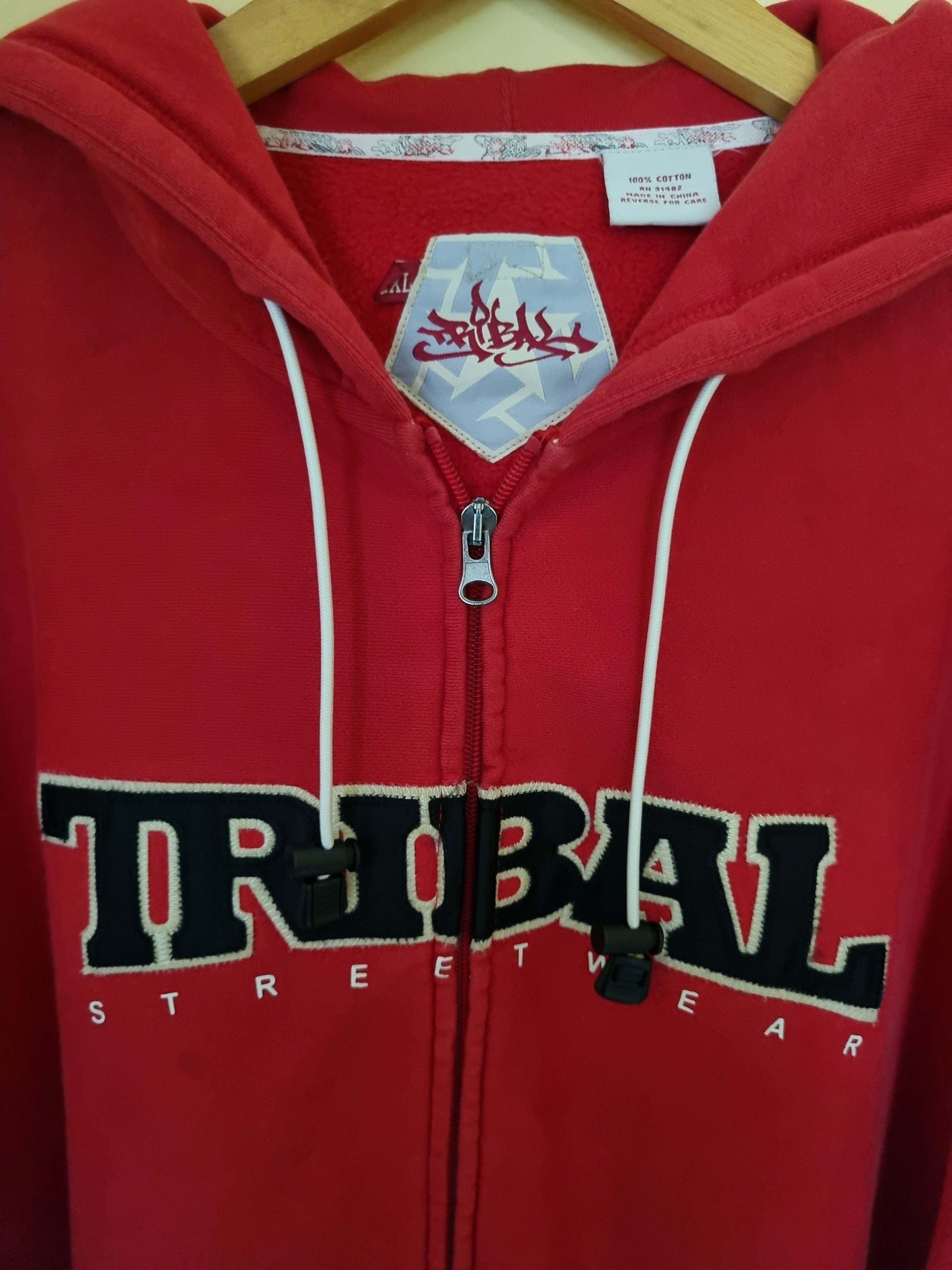 Tribal Streetwear Vintage Tribal Street Wear Hoodie Zipper Size US XXL / EU 58 / 5 - 2 Thumbnail