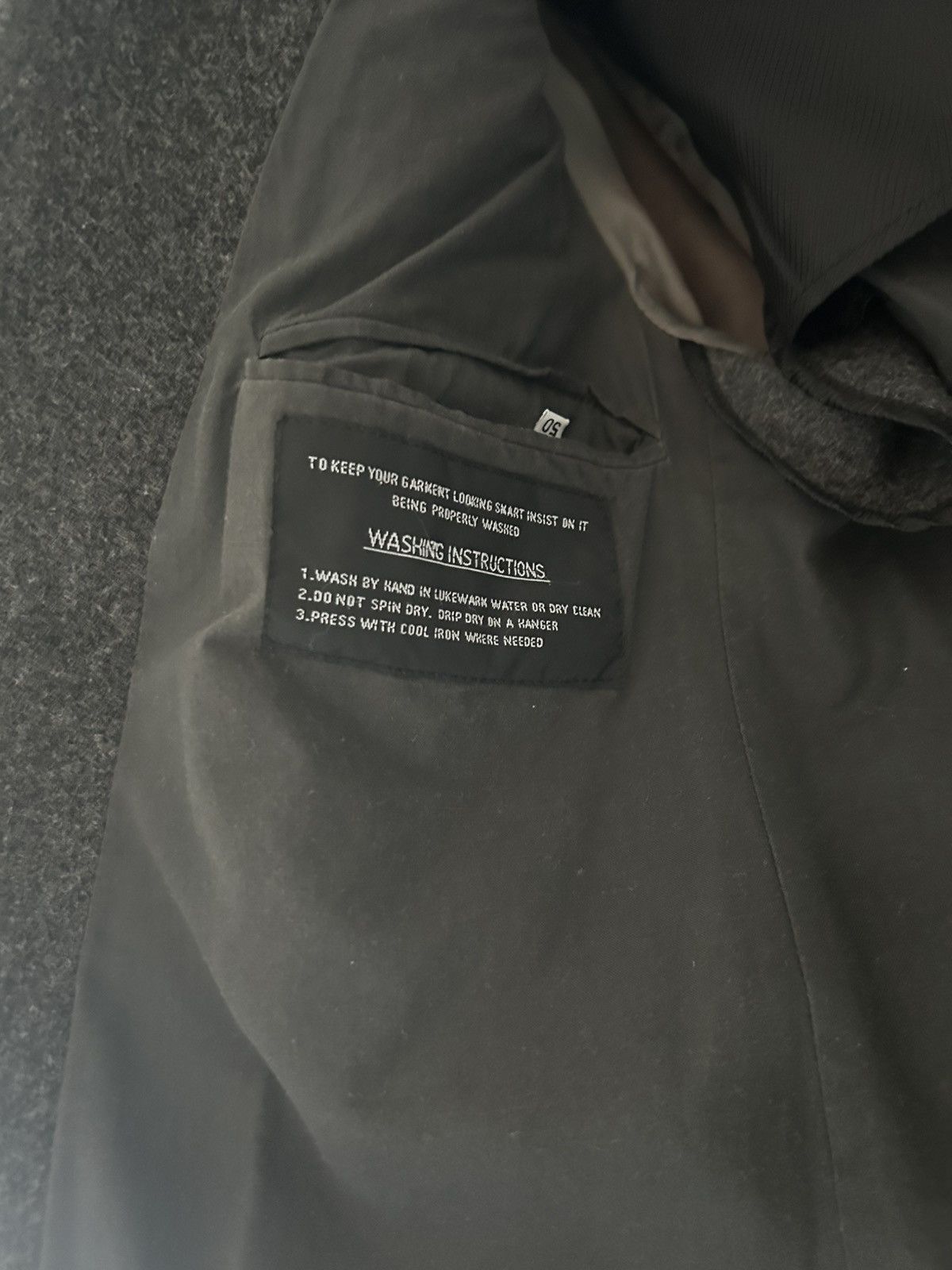 Maison Margiela Maison Margiela Line 10 Wool Suit Jacket Size US M / EU 48-50 / 2 - 4 Thumbnail