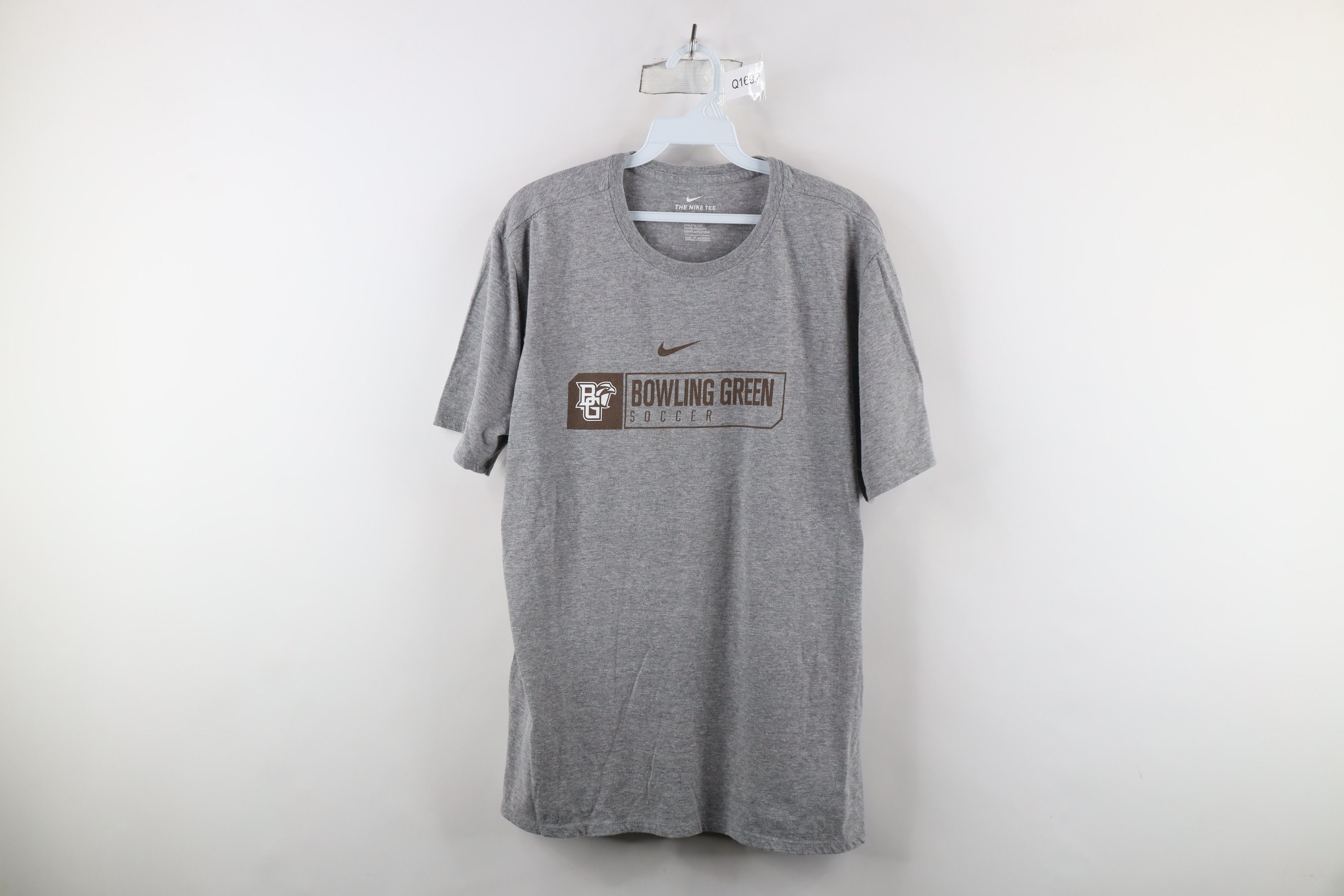 Nike × Vintage Nike Bowling Green State University Soccer T-Shirt Gray Size US L / EU 52-54 / 3 - 1 Thumbnail