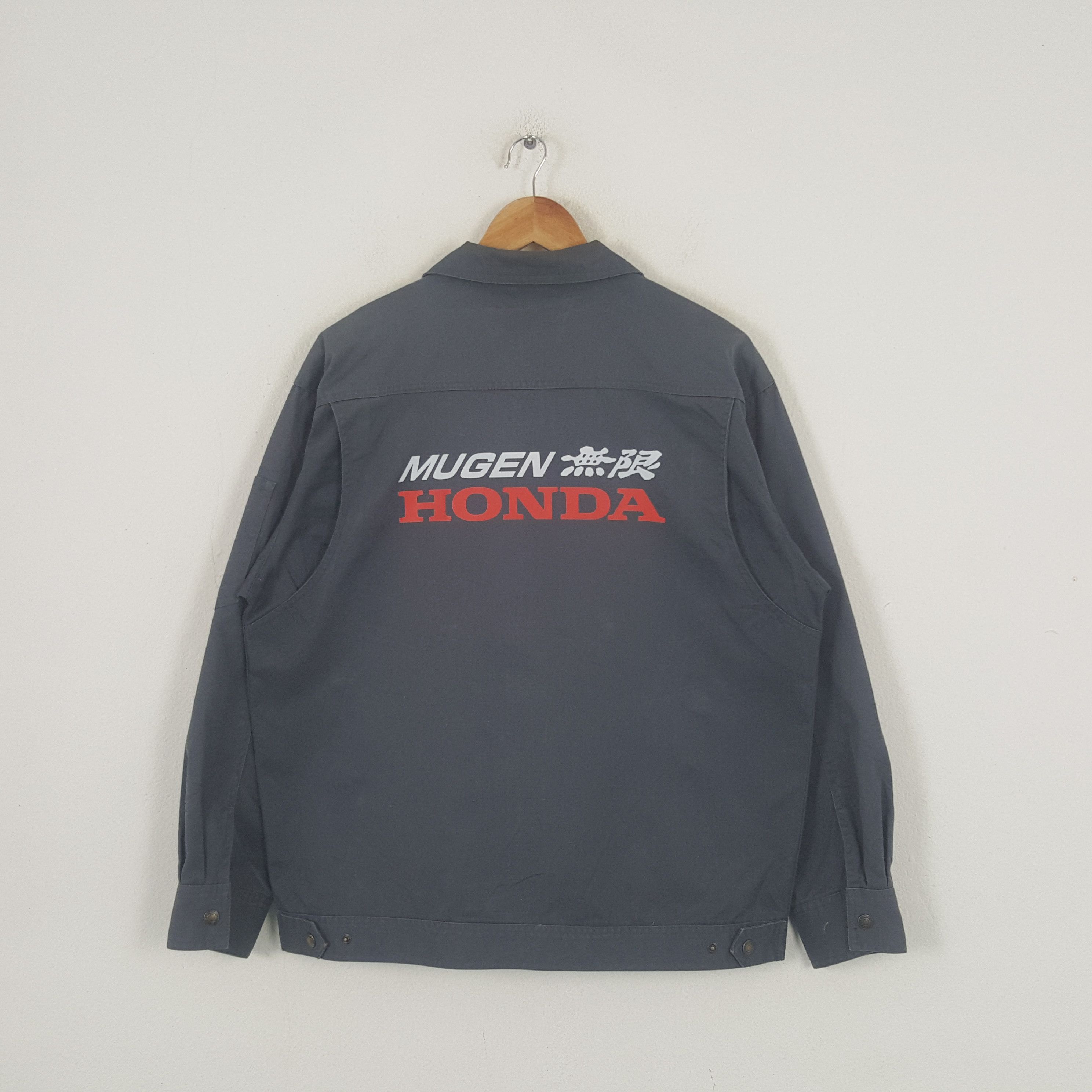 Honda × Vintage Vintage Mugen Honda Japanese Racing Custom Jacket C288N18 Size US L / EU 52-54 / 3 - 1 Thumbnail